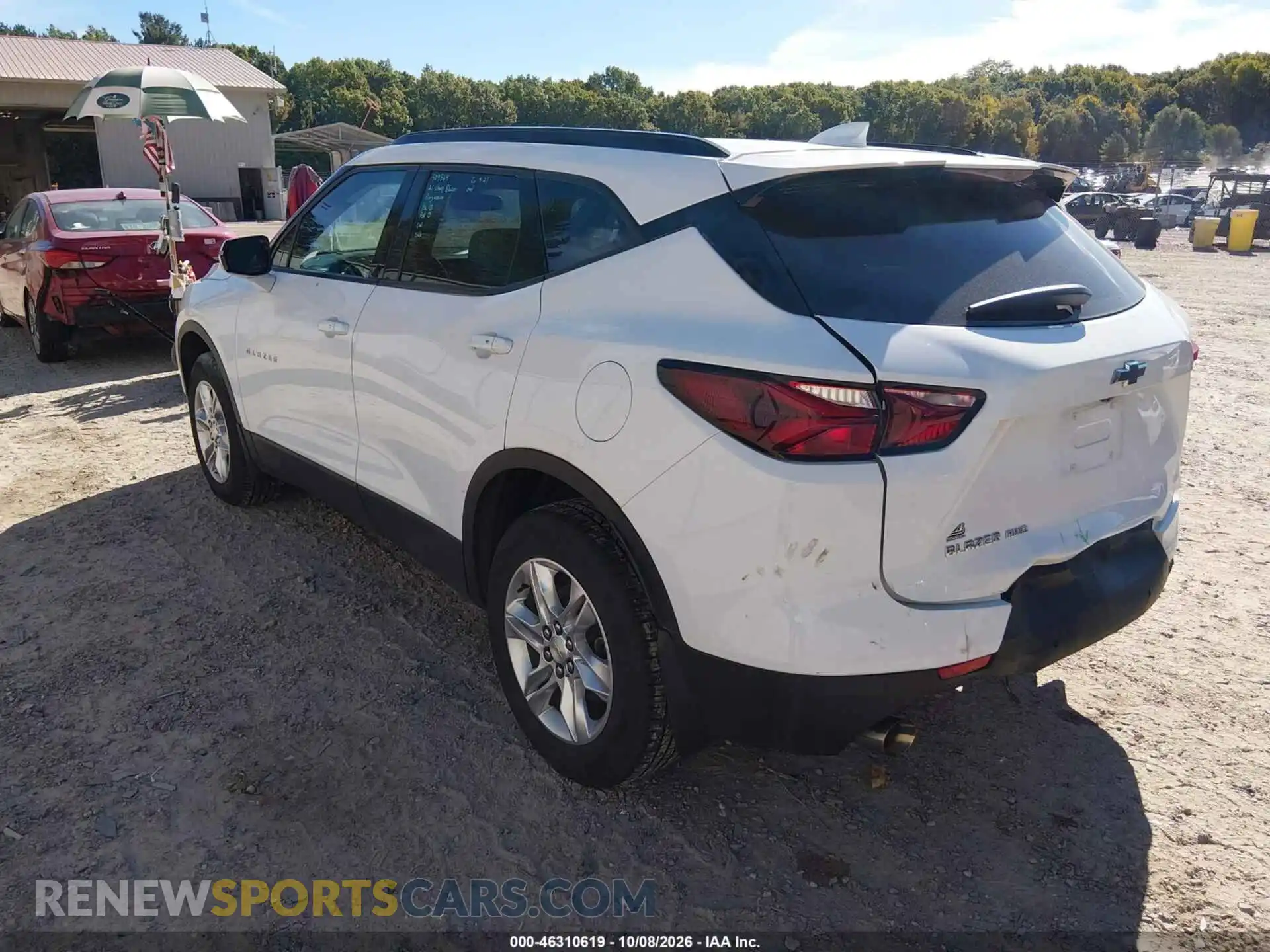 3 Photograph of a damaged car 3GNKBHR47MS559901 CHEVROLET BLAZER 2021