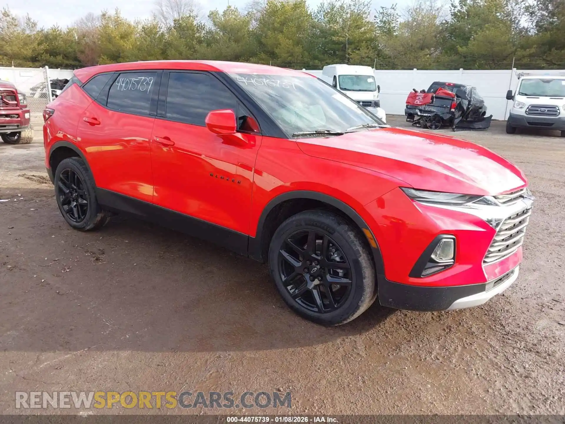 1 Photograph of a damaged car 3GNKBHRS1MS582976 CHEVROLET BLAZER 2021