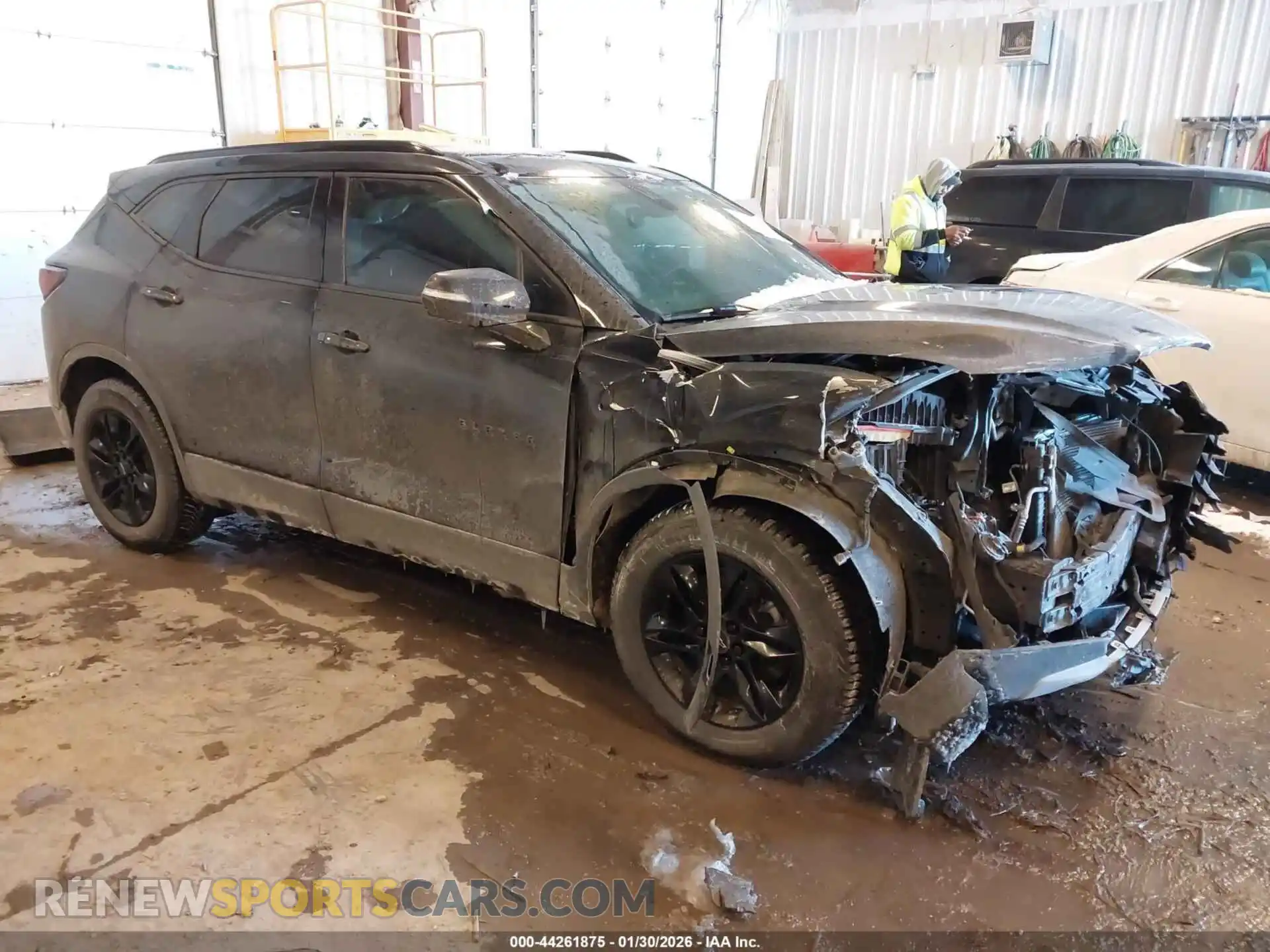 1 Photograph of a damaged car 3GNKBHRS5MS551780 CHEVROLET BLAZER 2021