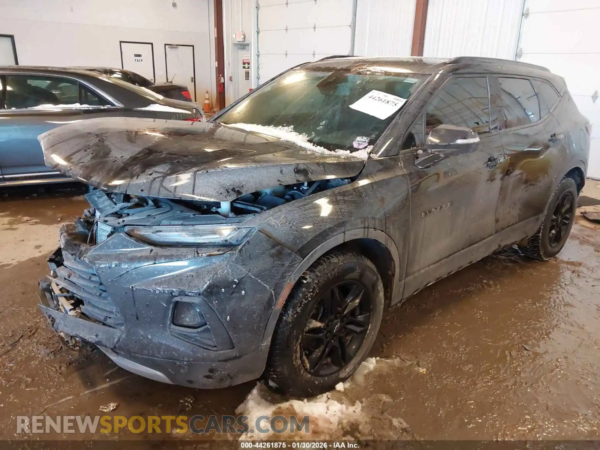 2 Photograph of a damaged car 3GNKBHRS5MS551780 CHEVROLET BLAZER 2021