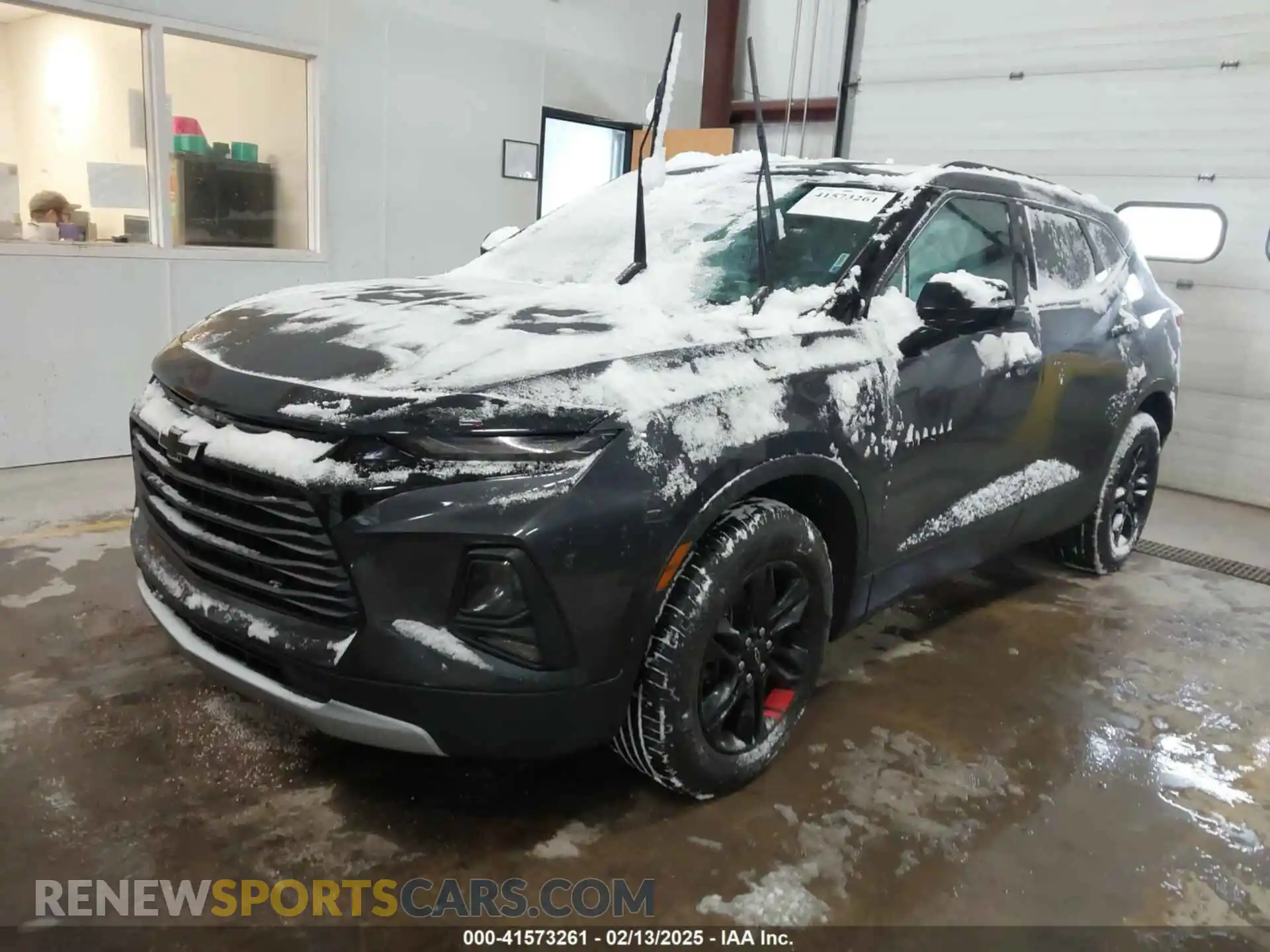 2 Photograph of a damaged car 3GNKBHRS6MS542750 CHEVROLET BLAZER 2021