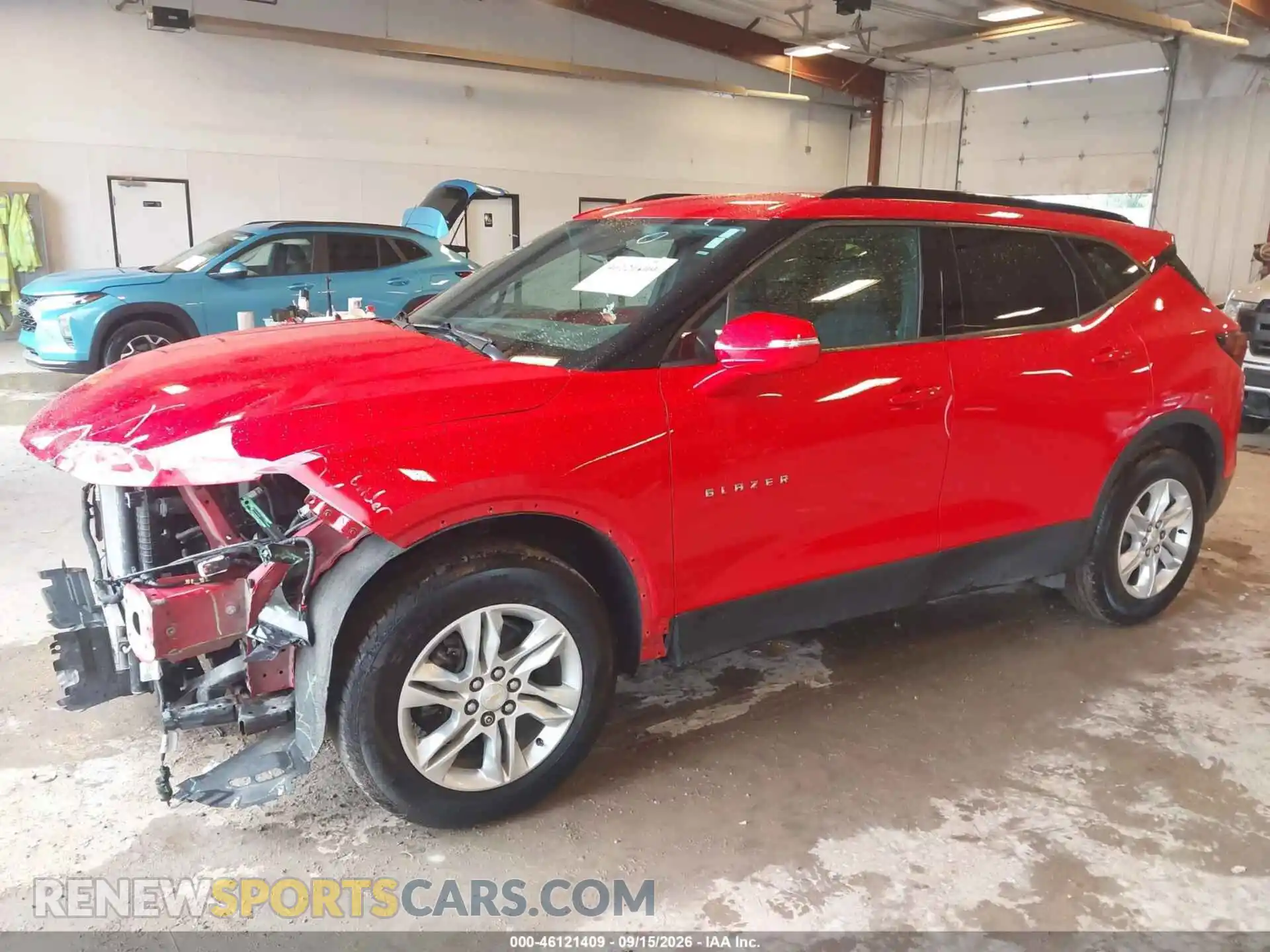 2 Photograph of a damaged car 3GNKBHRS9MS510844 CHEVROLET BLAZER 2021