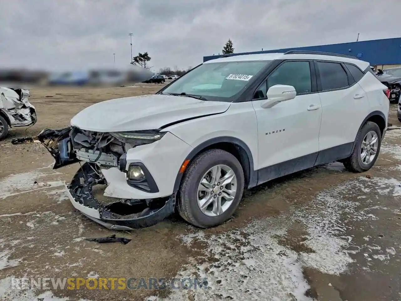 1 Фотография поврежденного автомобиля 3GNKBHRSXMS512313 CHEVROLET BLAZER 2021
