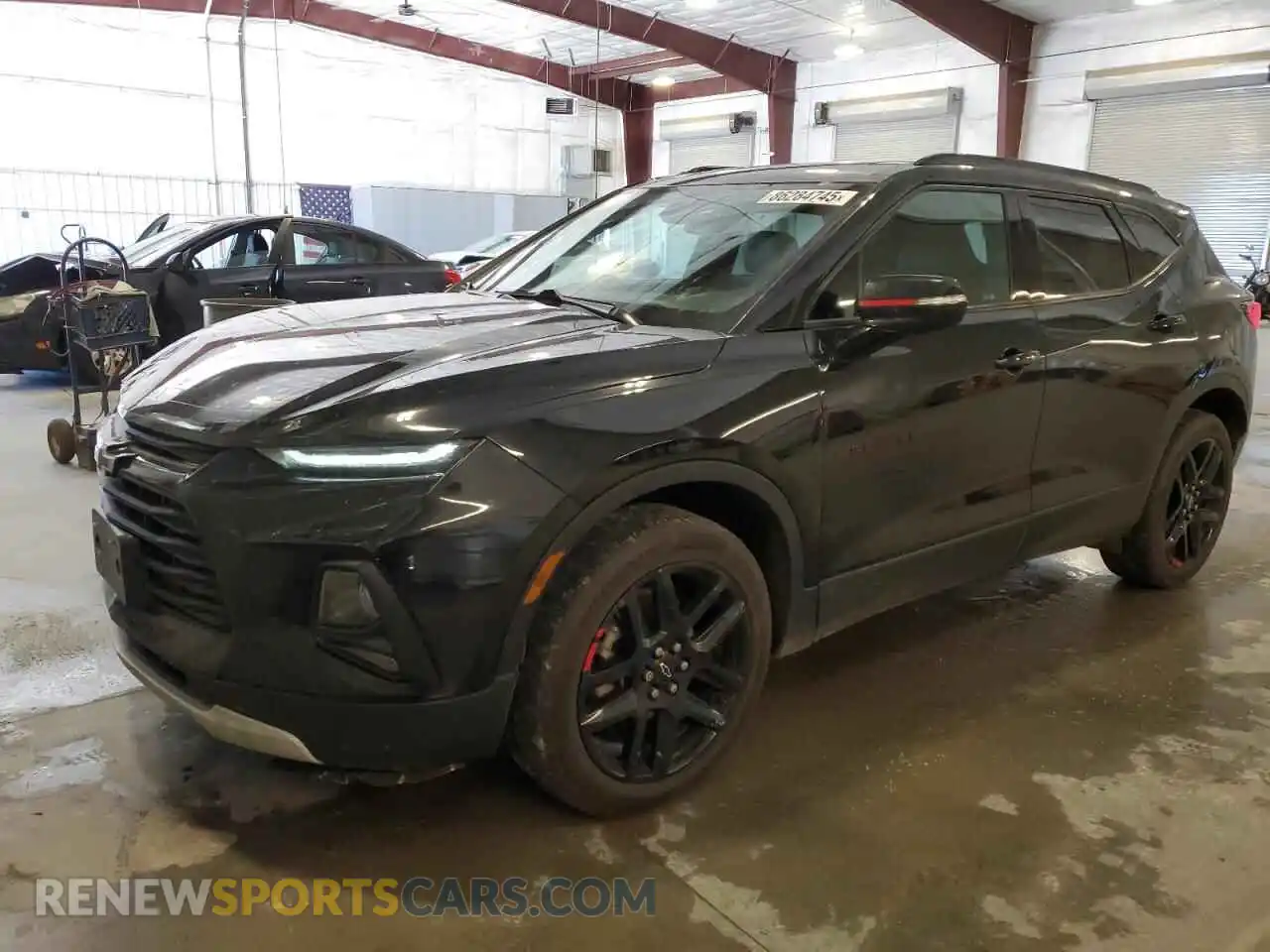 1 Photograph of a damaged car 3GNKBJR49MS548034 CHEVROLET BLAZER 2021