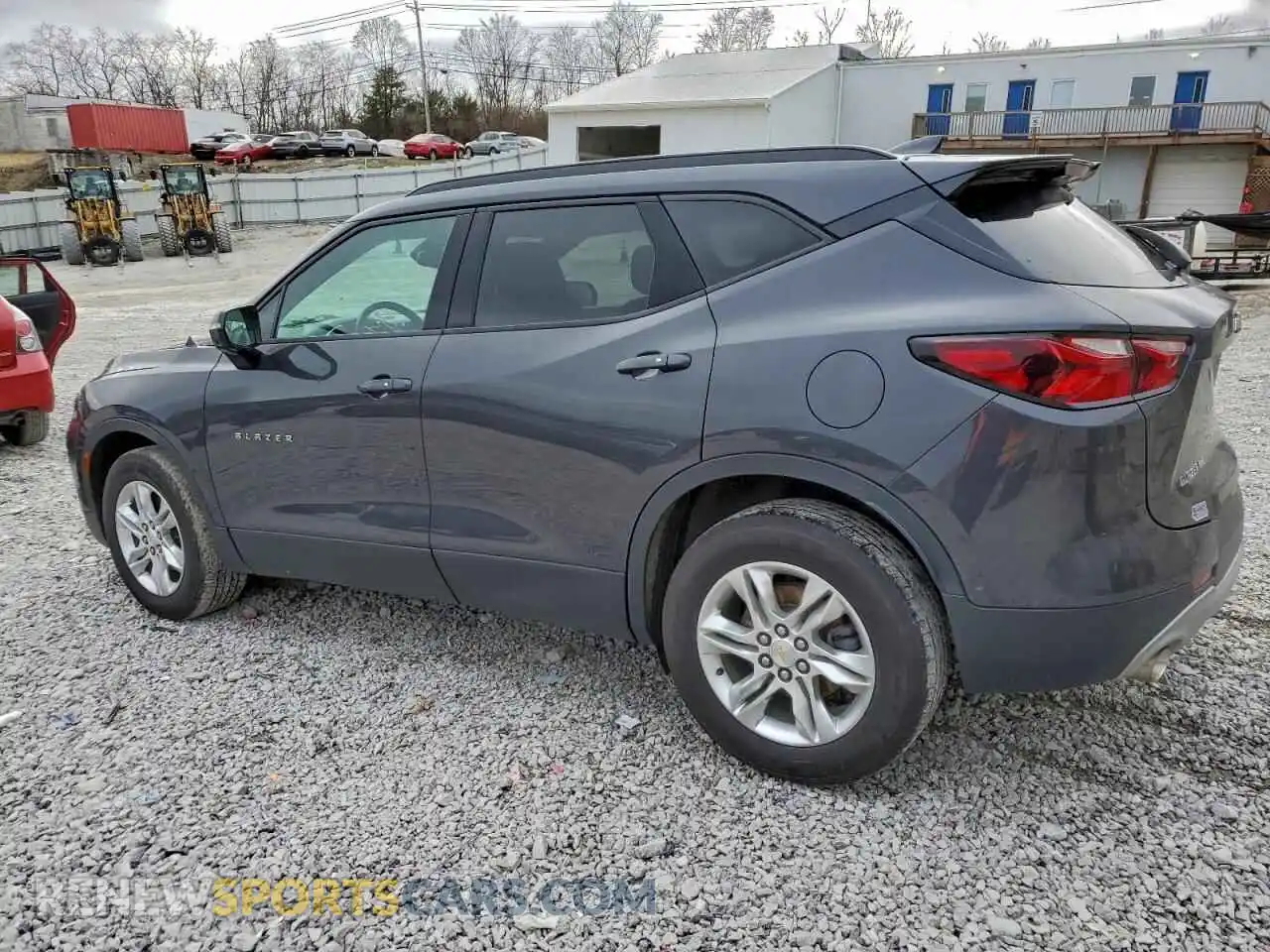 2 Photograph of a damaged car 3GNKBJRS1MS572097 CHEVROLET BLAZER 2021