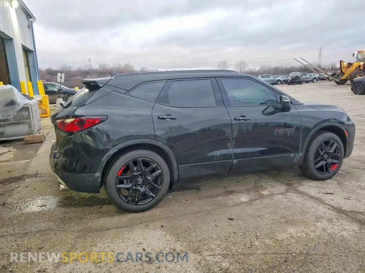 3 Photograph of a damaged car 3GNKBJRS7MS554607 CHEVROLET BLAZER 2021