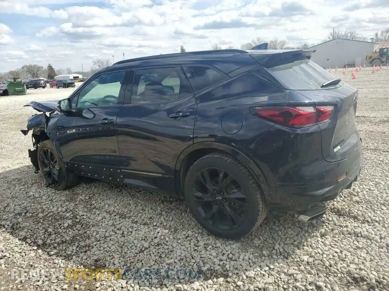2 Photograph of a damaged car 3GNKBKRS0MS510342 CHEVROLET BLAZER 2021
