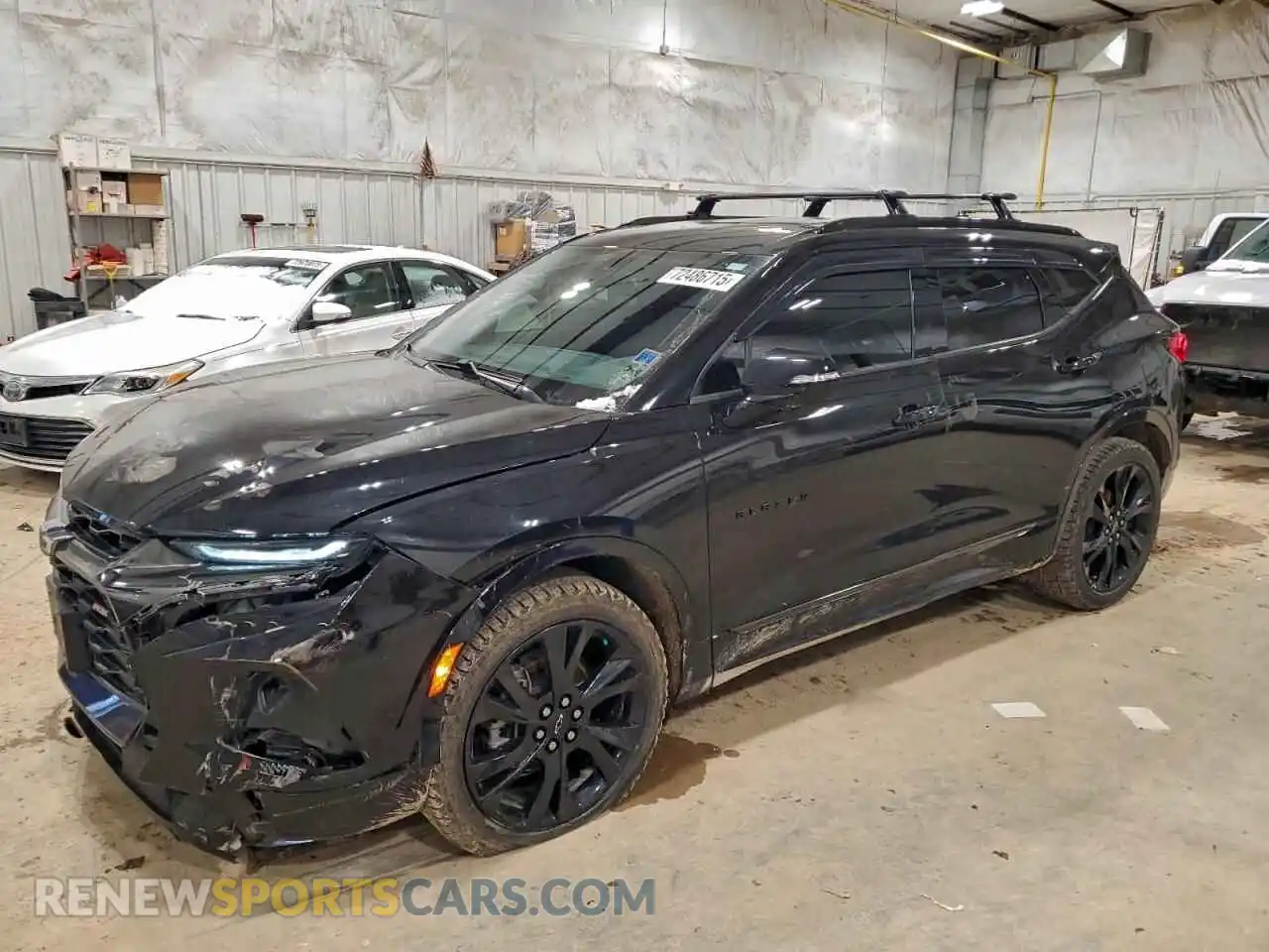 1 Photograph of a damaged car 3GNKBKRS0MS538318 CHEVROLET BLAZER 2021
