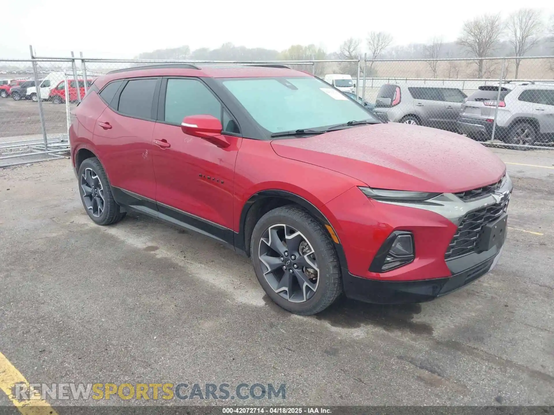 1 Photograph of a damaged car 3GNKBKRS1MS526890 CHEVROLET BLAZER 2021