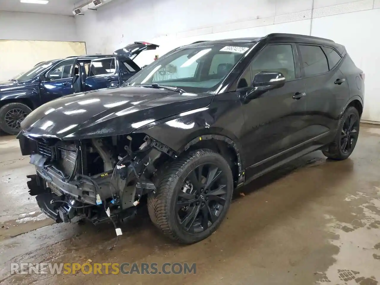 1 Photograph of a damaged car 3GNKBKRS1MS559209 CHEVROLET BLAZER 2021