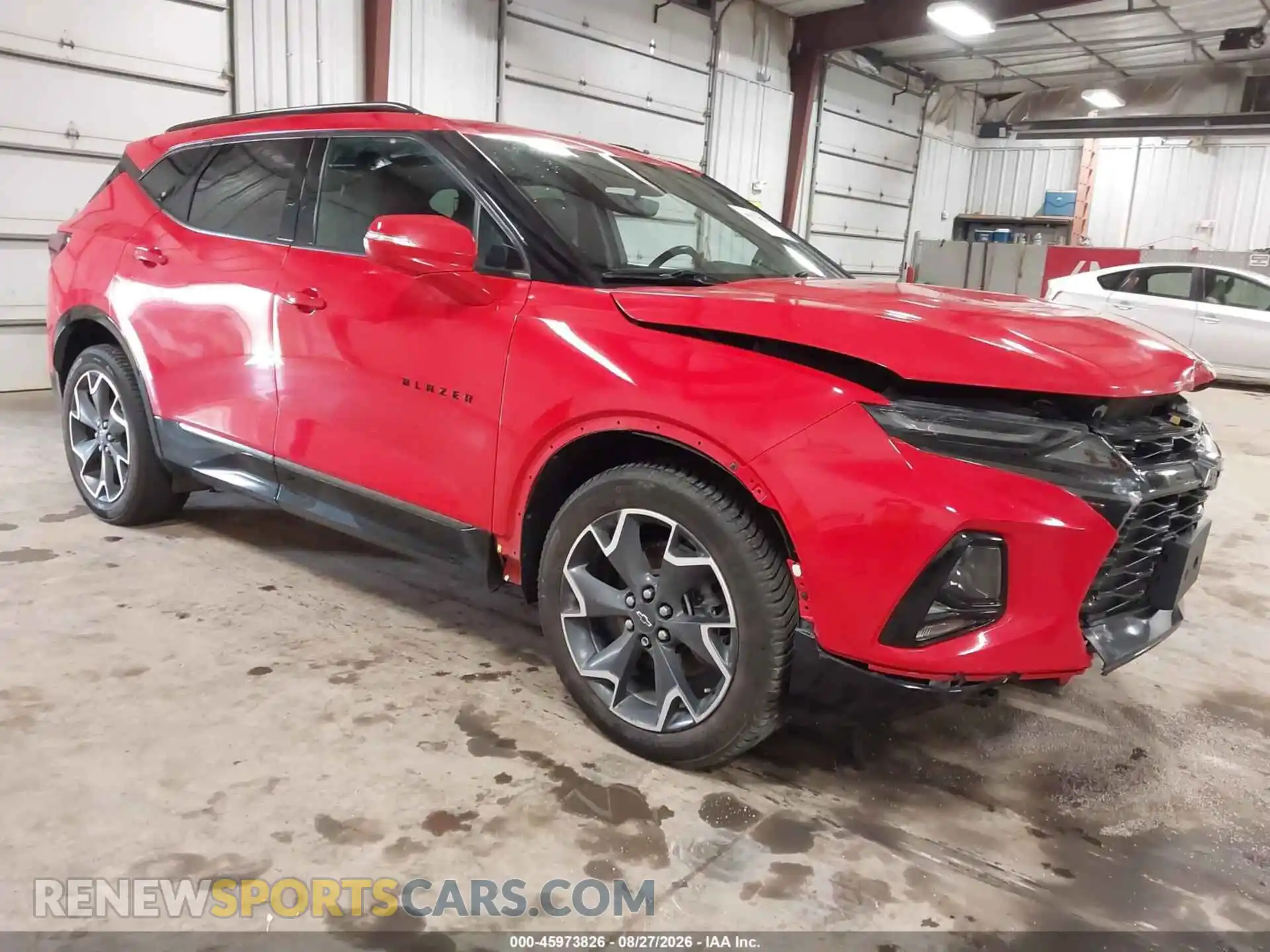 1 Photograph of a damaged car 3GNKBKRS2MS559364 CHEVROLET BLAZER 2021