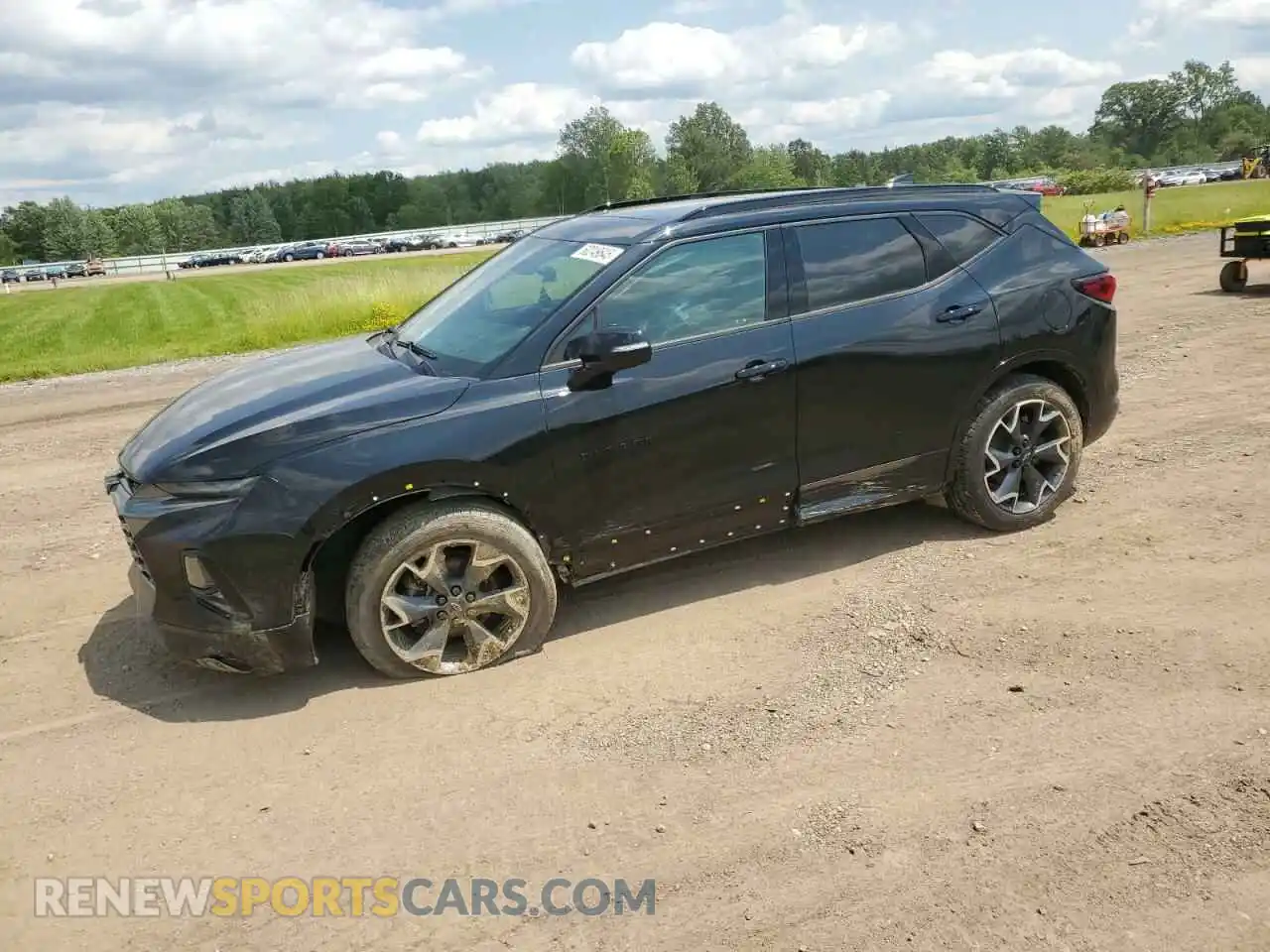1 Photograph of a damaged car 3GNKBKRS3MS507404 CHEVROLET BLAZER 2021