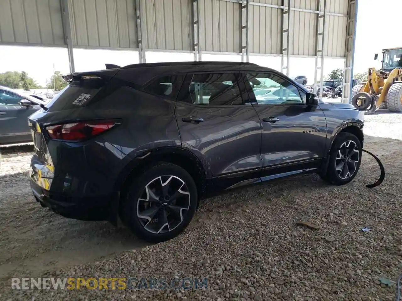 3 Photograph of a damaged car 3GNKBKRS3MS521674 CHEVROLET BLAZER 2021