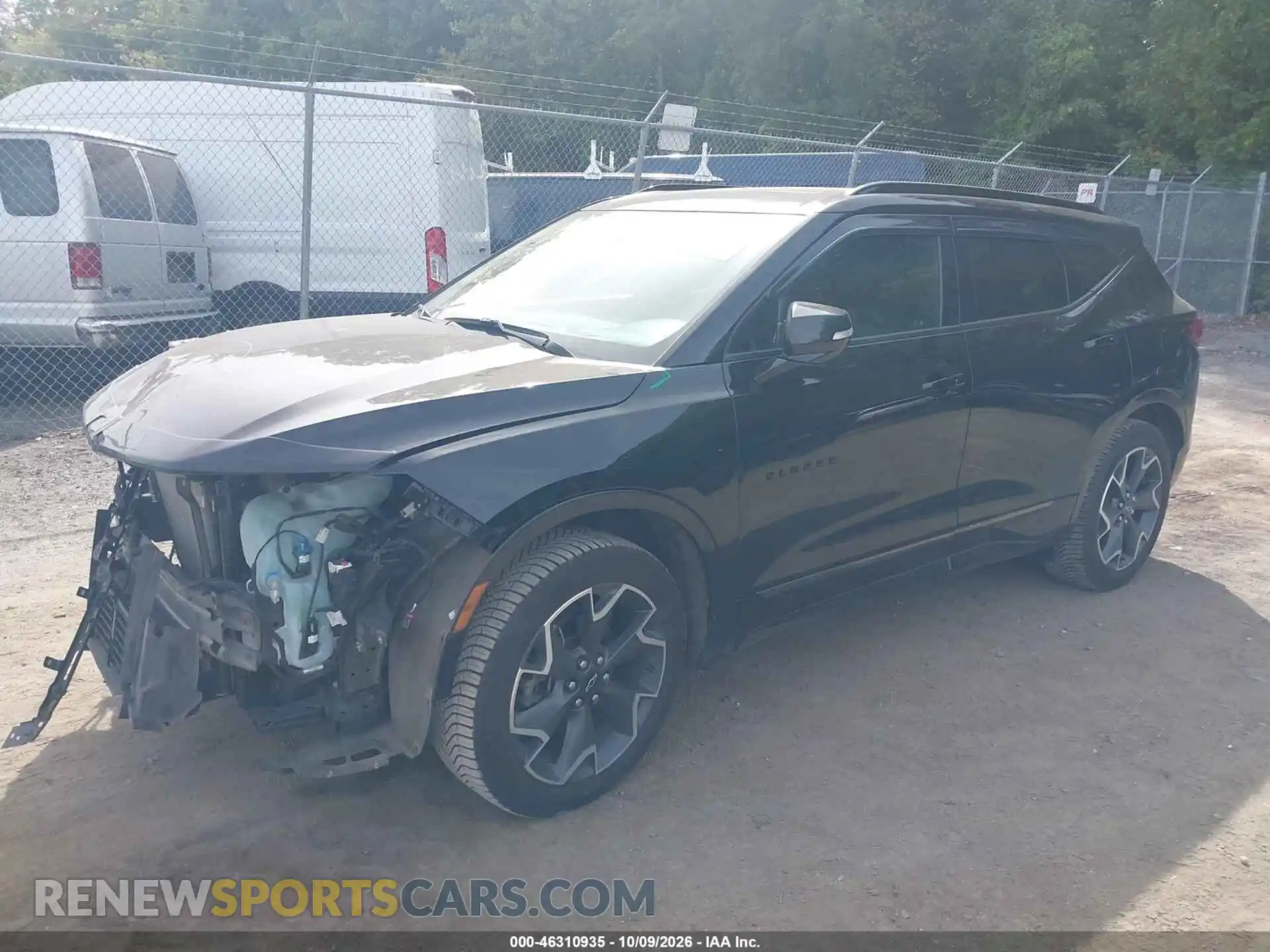 2 Photograph of a damaged car 3GNKBKRS3MS557140 CHEVROLET BLAZER 2021