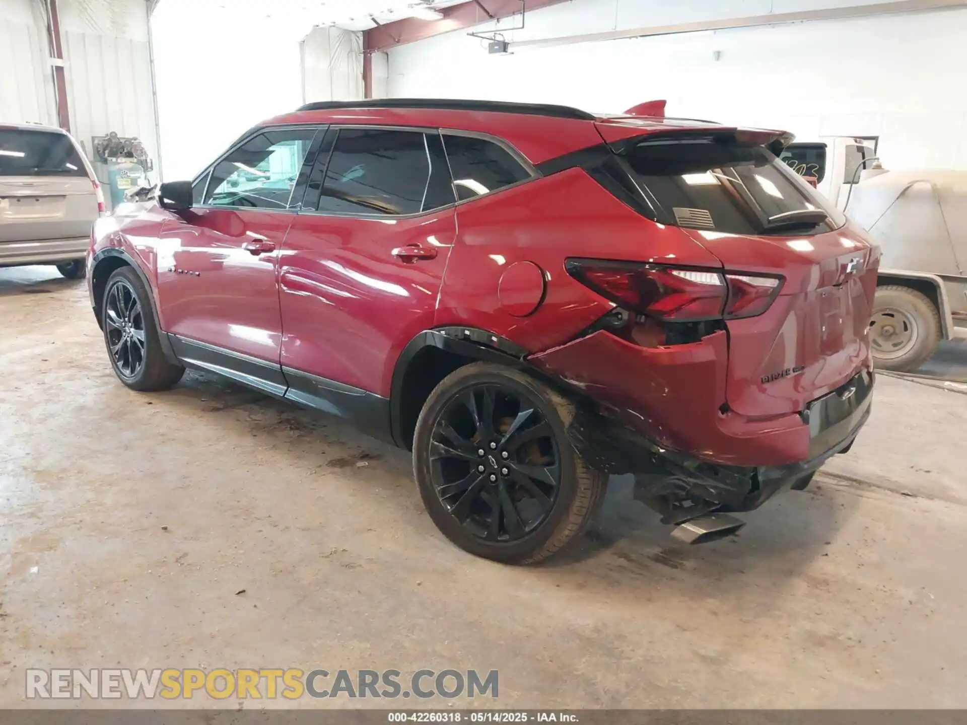 3 Photograph of a damaged car 3GNKBKRS5MS506805 CHEVROLET BLAZER 2021