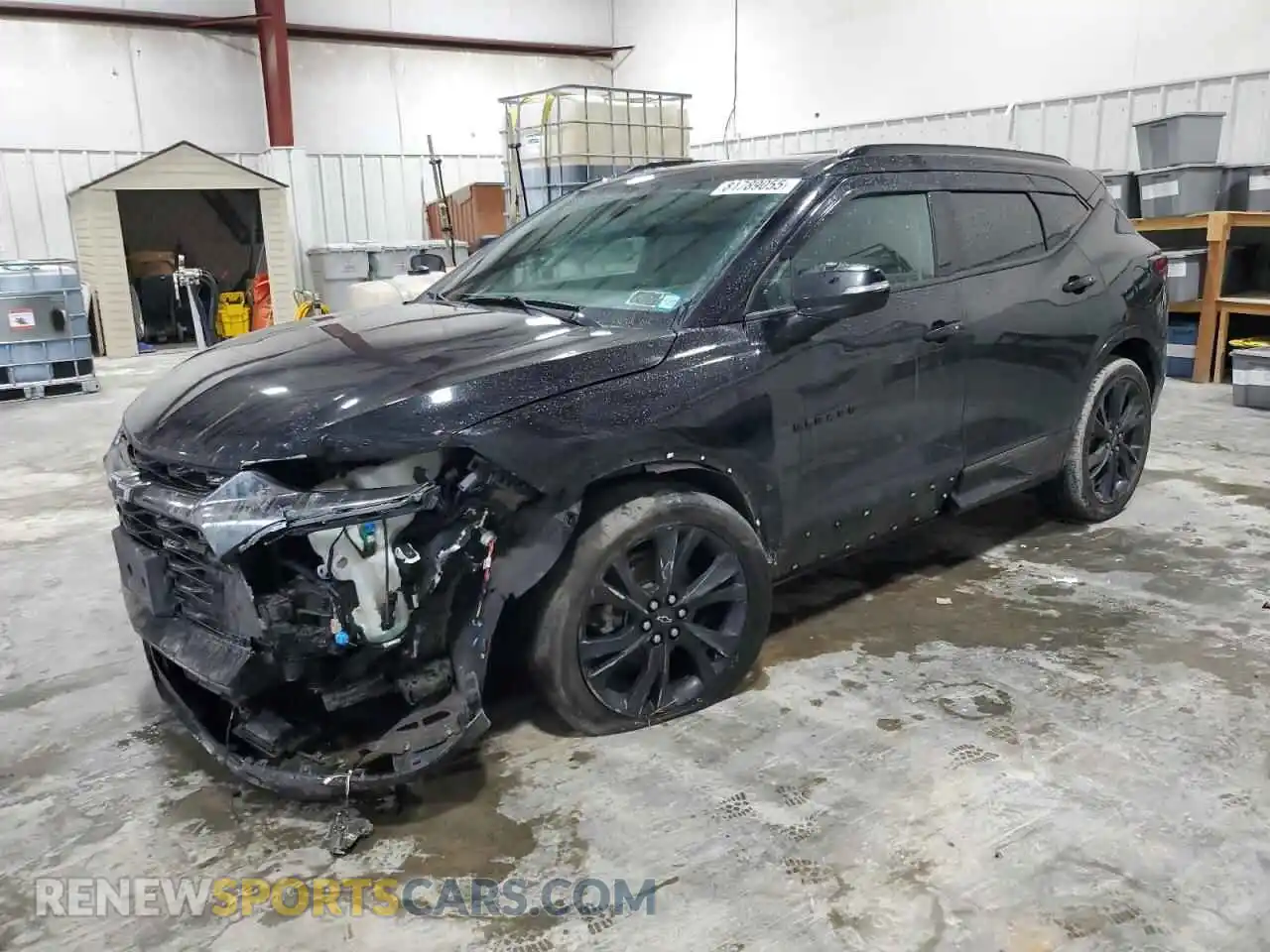 1 Photograph of a damaged car 3GNKBKRS5MS555924 CHEVROLET BLAZER 2021