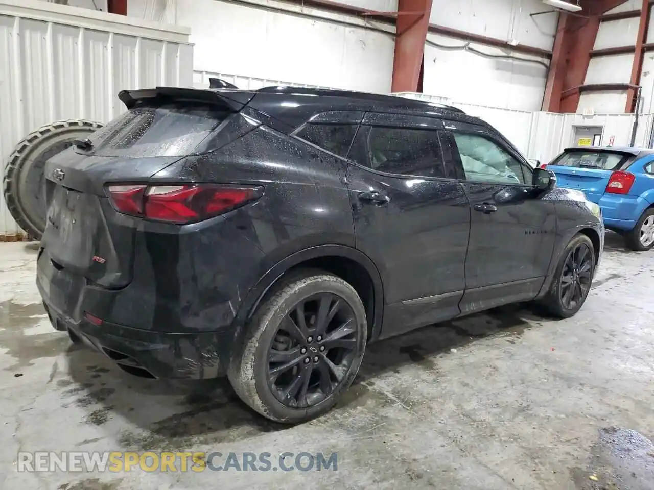 3 Photograph of a damaged car 3GNKBKRS5MS555924 CHEVROLET BLAZER 2021