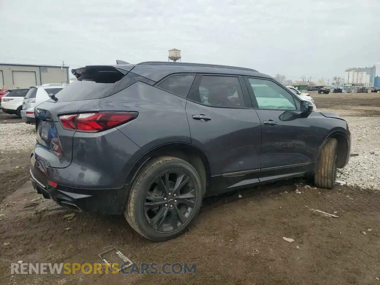 3 Photograph of a damaged car 3GNKBKRS5MS556233 CHEVROLET BLAZER 2021