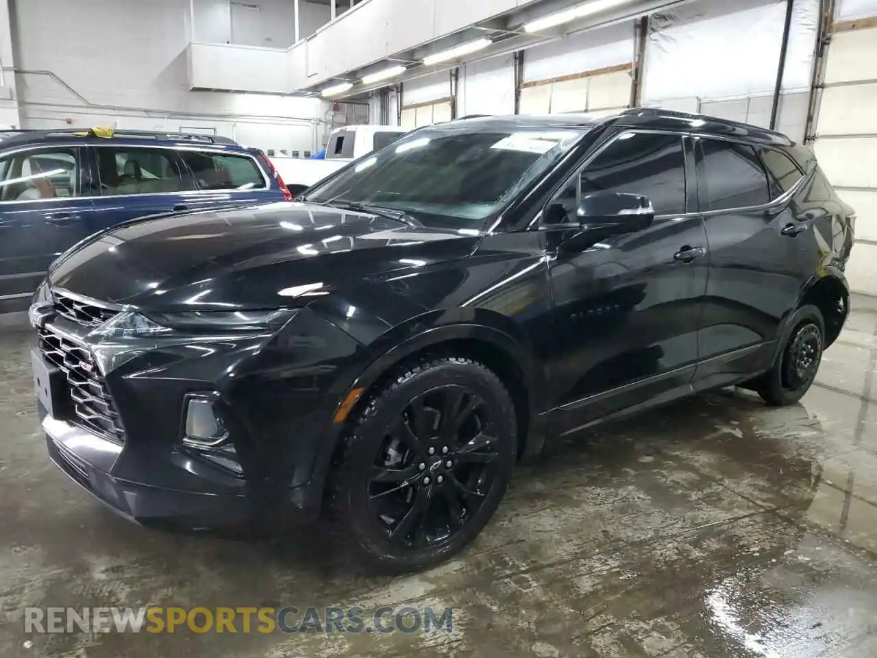 1 Photograph of a damaged car 3GNKBKRS5MS557138 CHEVROLET BLAZER 2021