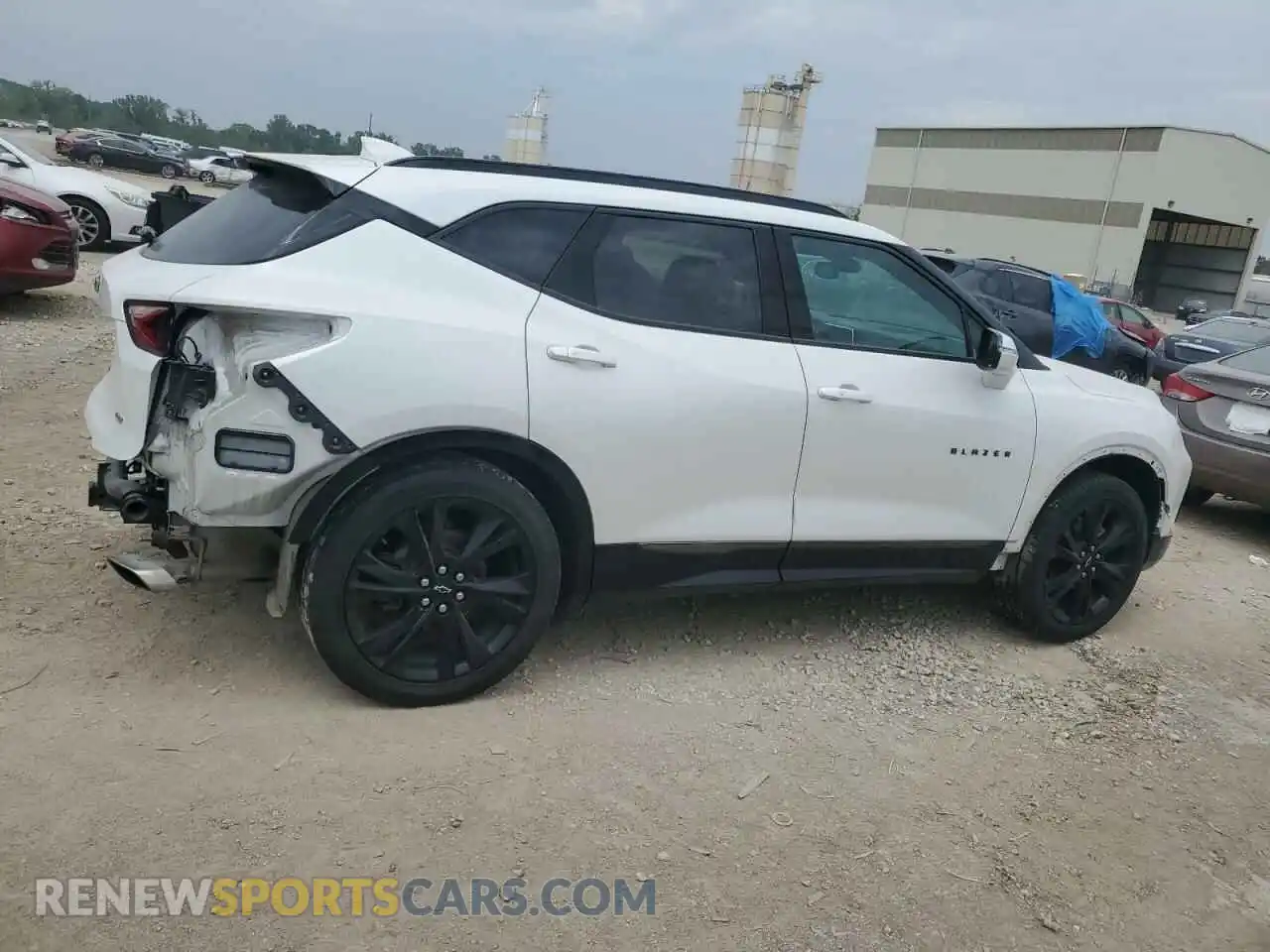 3 fotografías del automóvil dañado 3GNKBKRS6MS524293 CHEVROLET BLAZER 2021