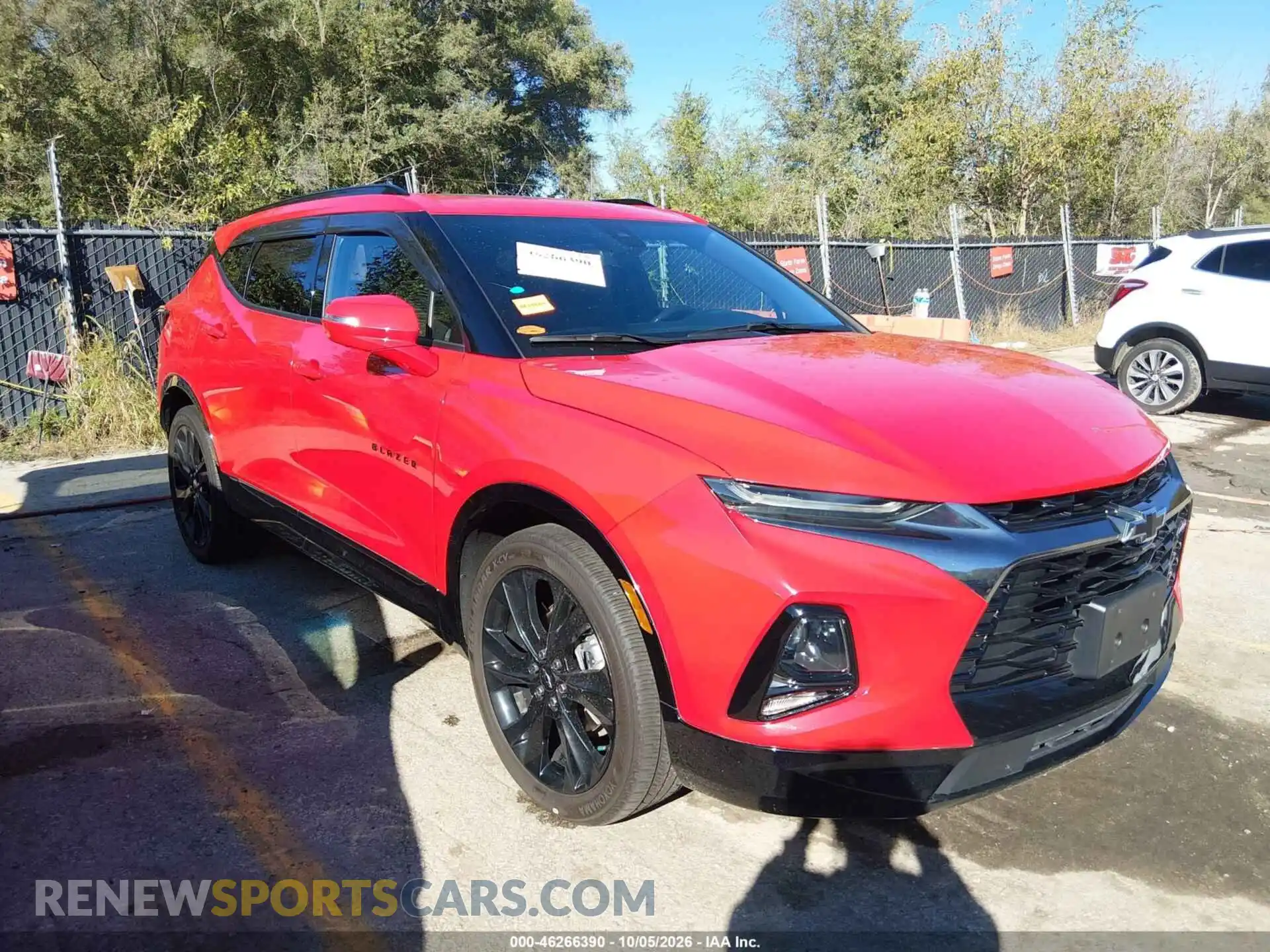 1 Photograph of a damaged car 3GNKBKRS7MS538509 CHEVROLET BLAZER 2021