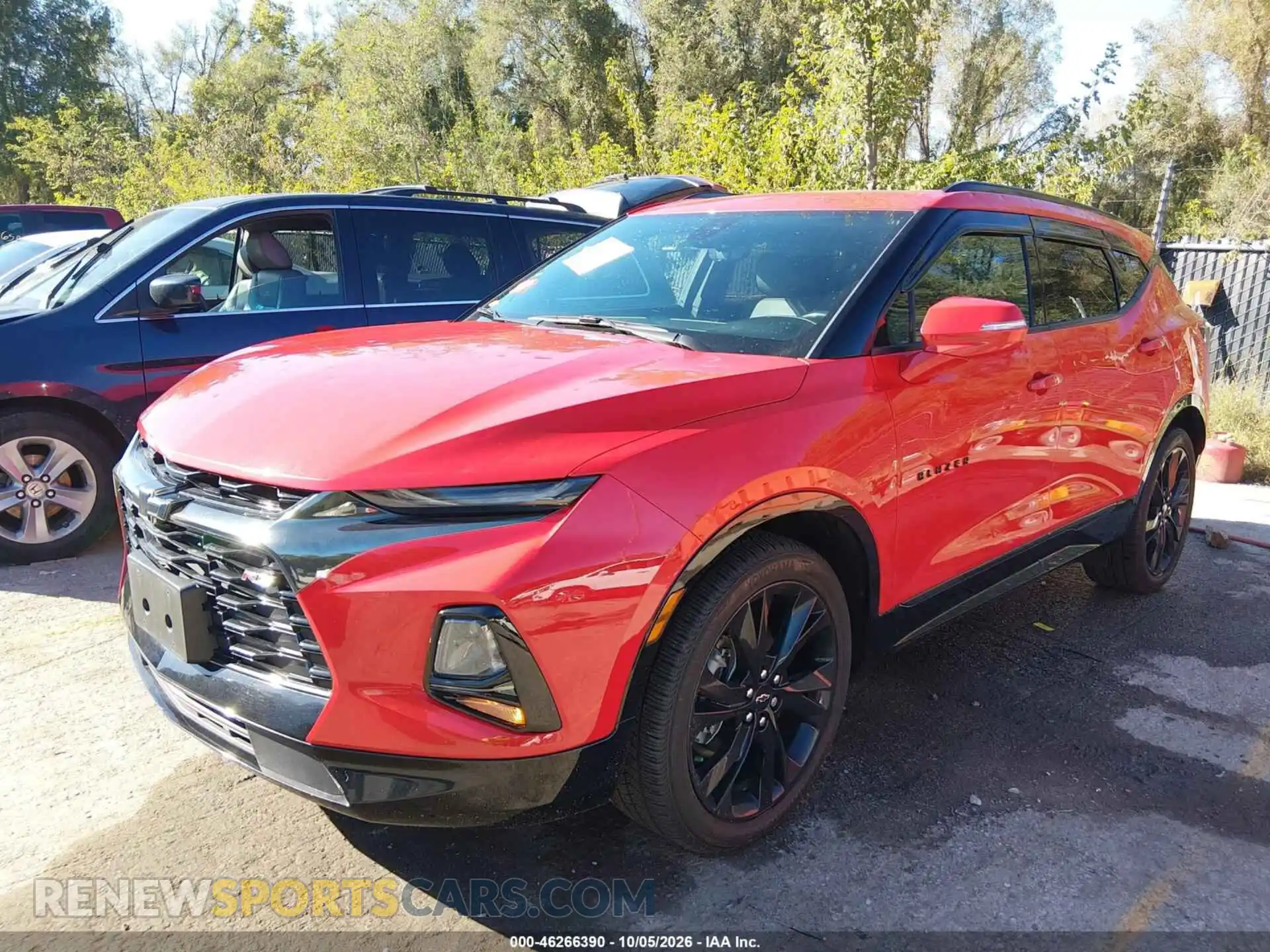 2 Photograph of a damaged car 3GNKBKRS7MS538509 CHEVROLET BLAZER 2021