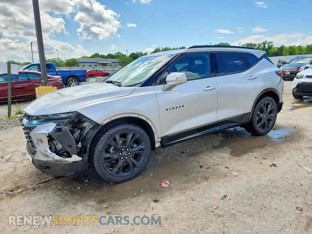 1 Фотография поврежденного автомобиля 3GNKBKRS7MS561269 CHEVROLET BLAZER 2021