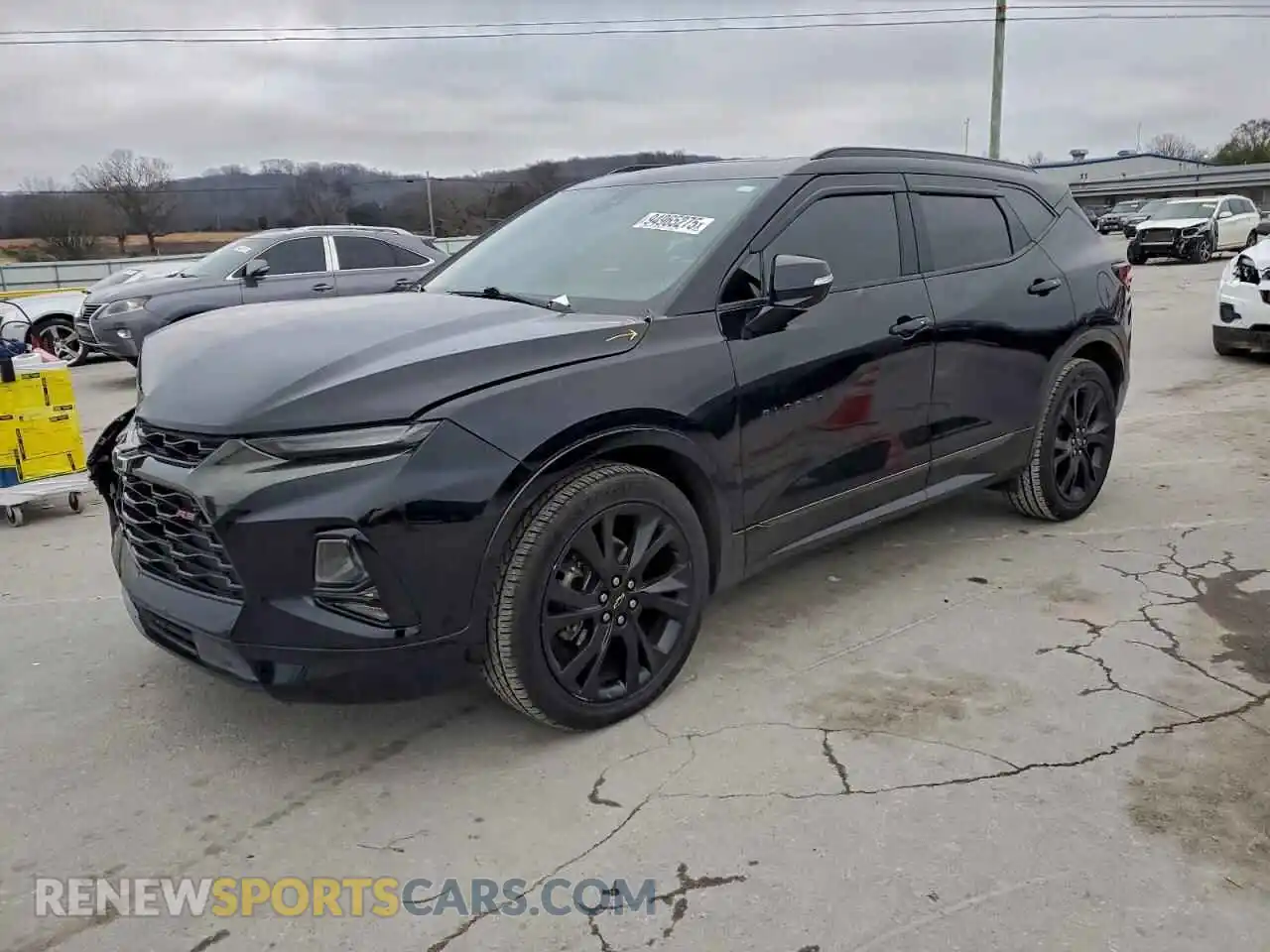 1 Photograph of a damaged car 3GNKBKRS8MS532816 CHEVROLET BLAZER 2021