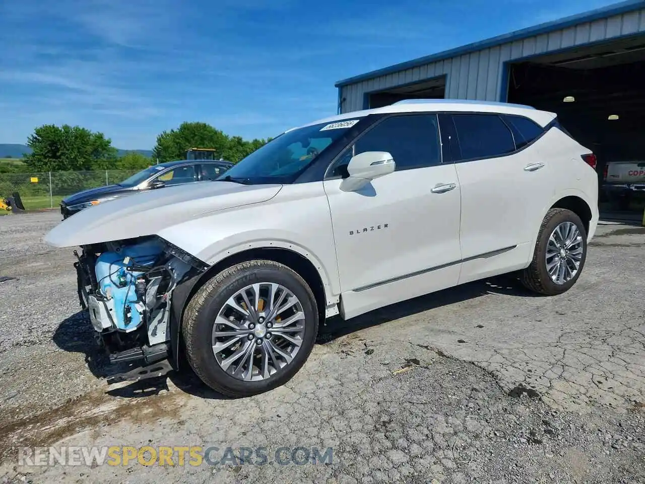1 Фотография поврежденного автомобиля 3GNKBLRS7MS549984 CHEVROLET BLAZER 2021