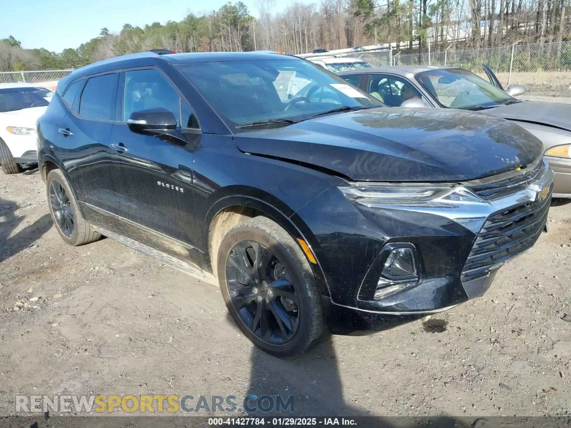 1 Photograph of a damaged car 3GNKBLRSXMS519054 CHEVROLET BLAZER 2021