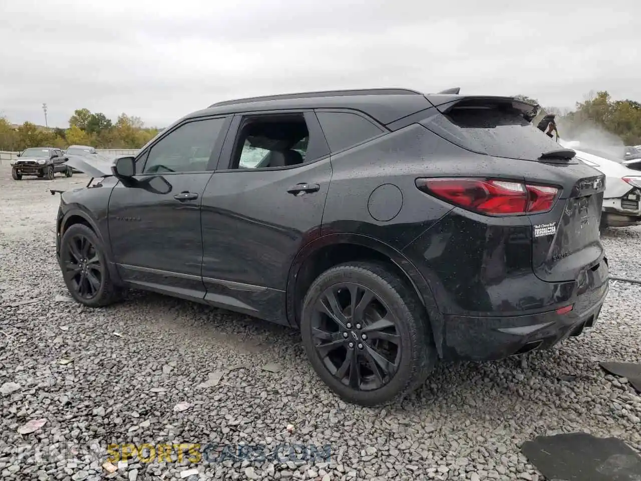 2 Photograph of a damaged car 3GNKBERS1NS165681 CHEVROLET BLAZER 2022
