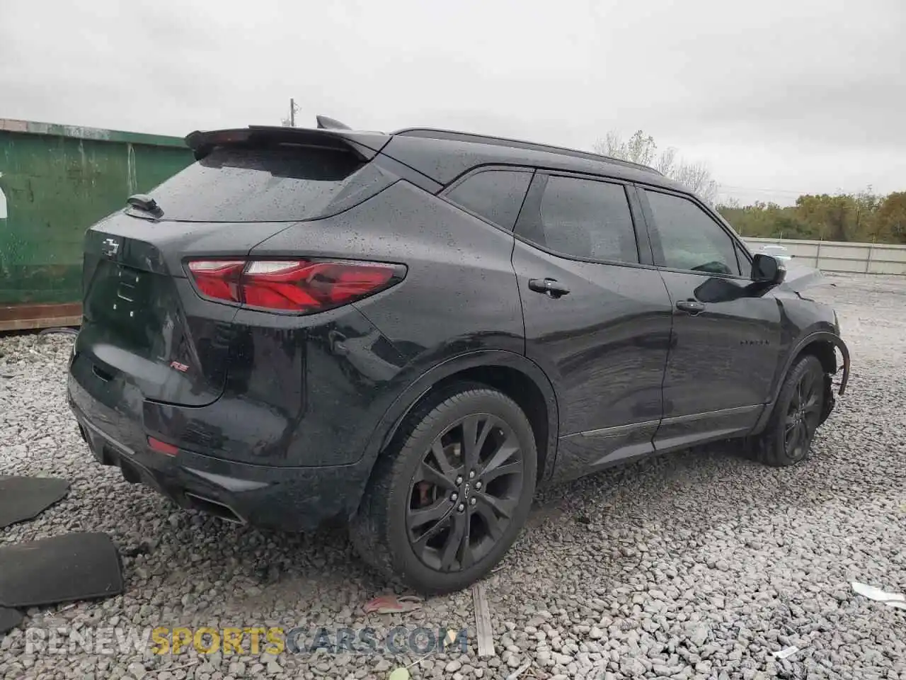 3 Photograph of a damaged car 3GNKBERS1NS165681 CHEVROLET BLAZER 2022