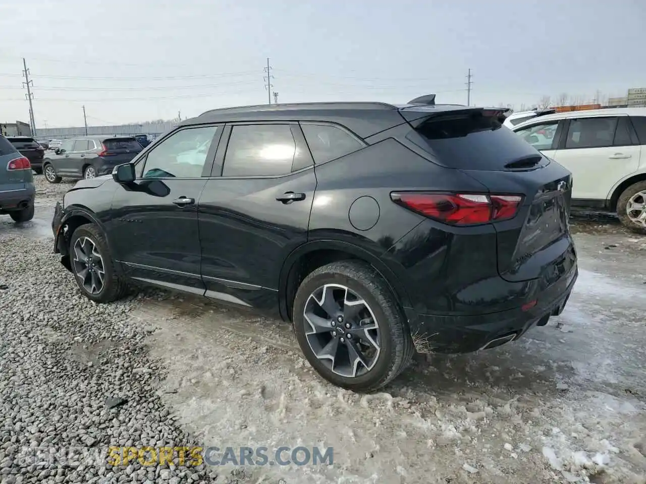 2 Photograph of a damaged car 3GNKBERS2NS126923 CHEVROLET BLAZER 2022