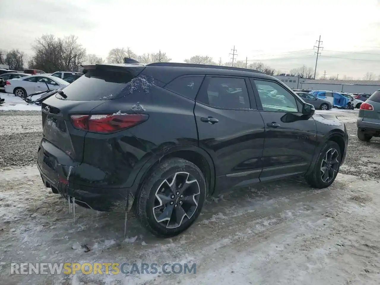 3 Photograph of a damaged car 3GNKBERS2NS126923 CHEVROLET BLAZER 2022