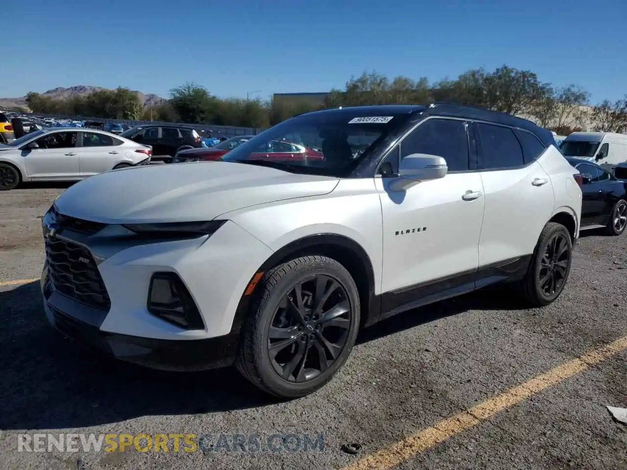 1 fotografías del automóvil dañado 3GNKBERS3NS231373 CHEVROLET BLAZER 2022