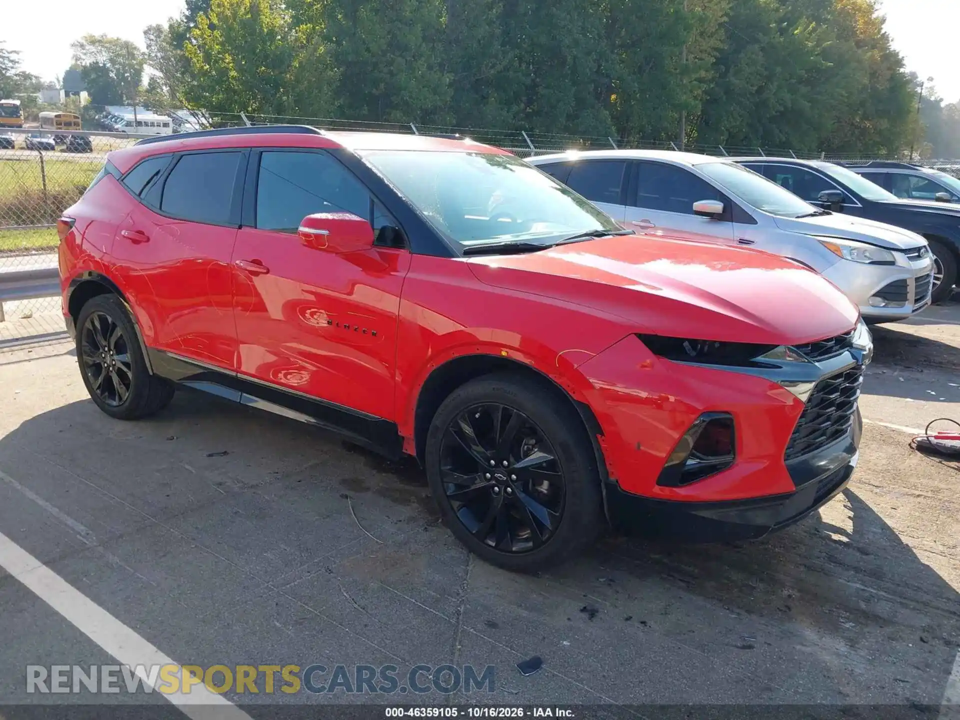 1 fotografías del automóvil dañado 3GNKBERS5NS194701 CHEVROLET BLAZER 2022