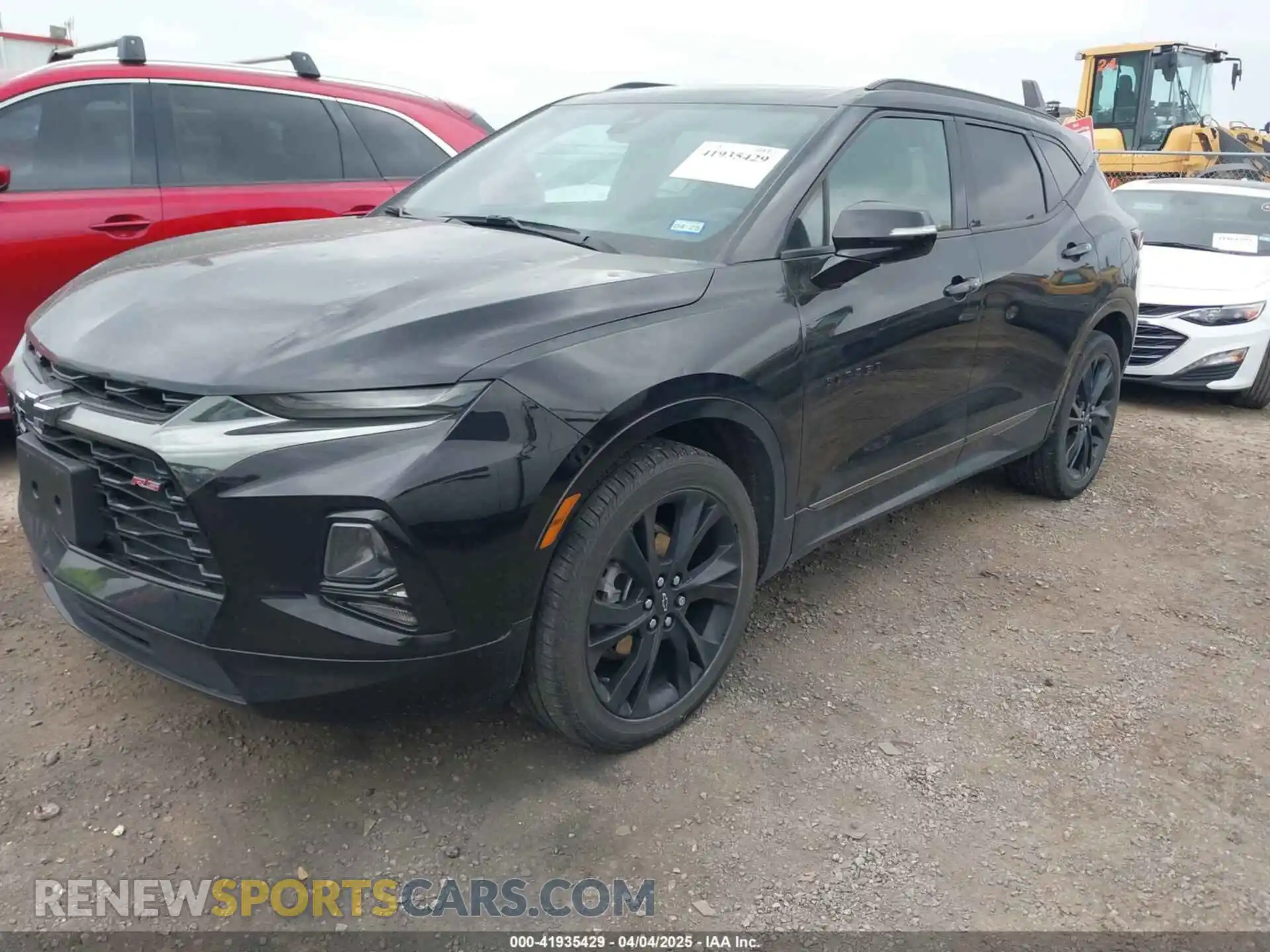 2 Photograph of a damaged car 3GNKBERS7NS176667 CHEVROLET BLAZER 2022