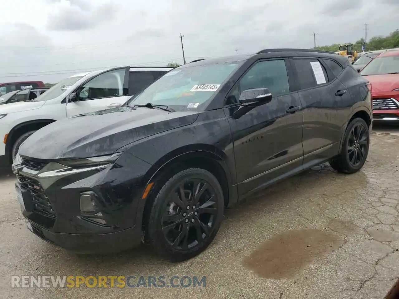 1 Photograph of a damaged car 3GNKBERS7NS236298 CHEVROLET BLAZER 2022