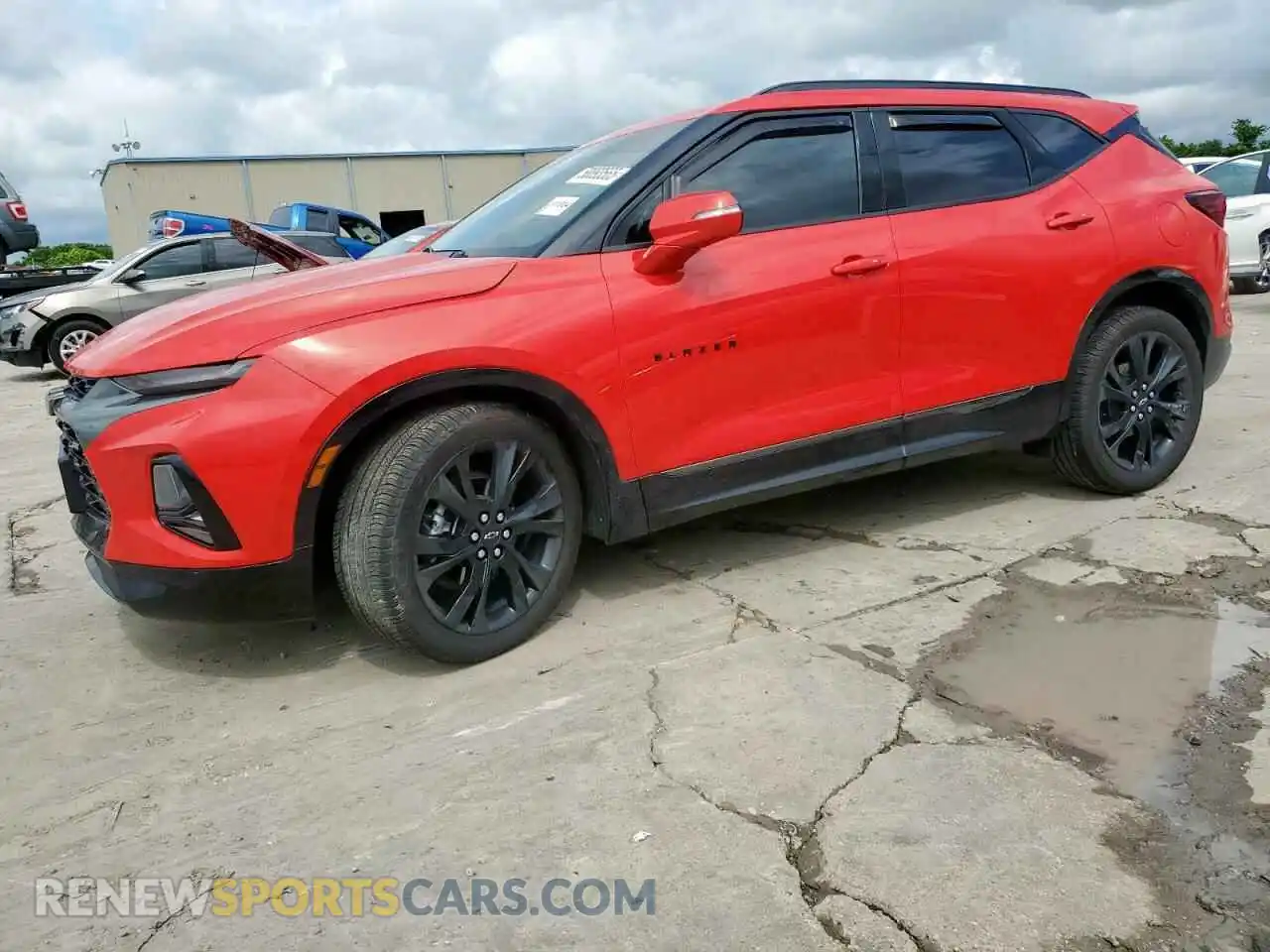 1 Photograph of a damaged car 3GNKBERS8NS201494 CHEVROLET BLAZER 2022