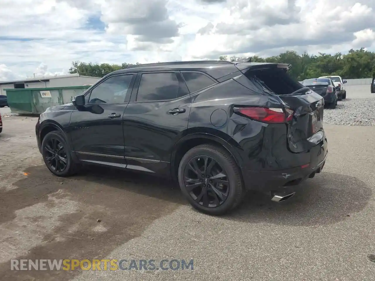 2 Photograph of a damaged car 3GNKBERSXNS144649 CHEVROLET BLAZER 2022