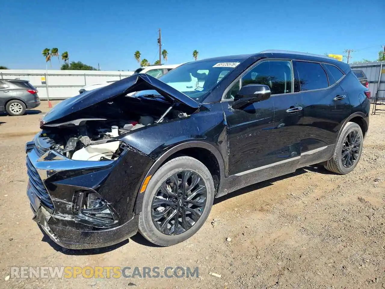 1 Photograph of a damaged car 3GNKBFRS7NS146767 CHEVROLET BLAZER 2022