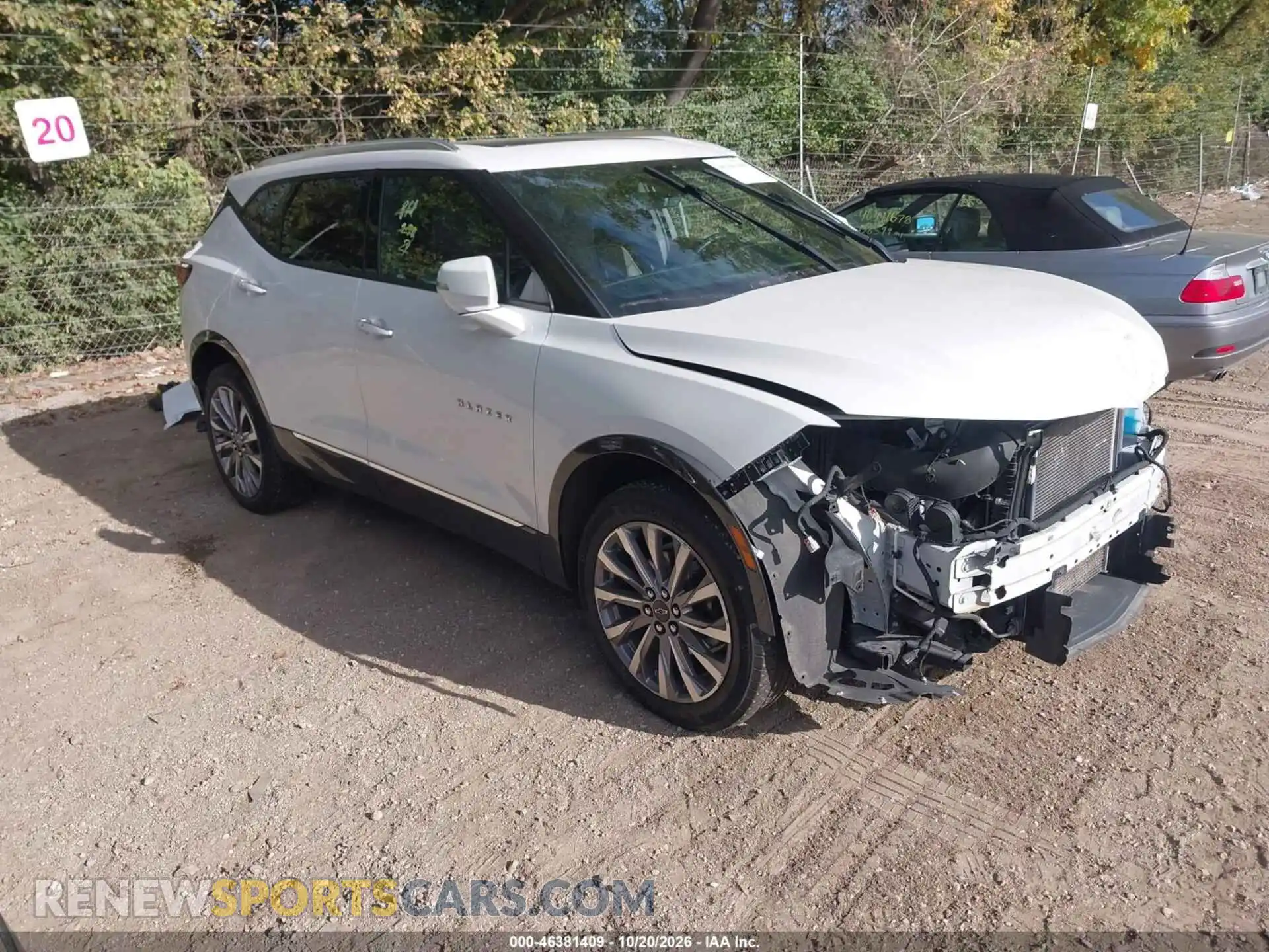 1 fotografías del automóvil dañado 3GNKBFRS8NS127404 CHEVROLET BLAZER 2022