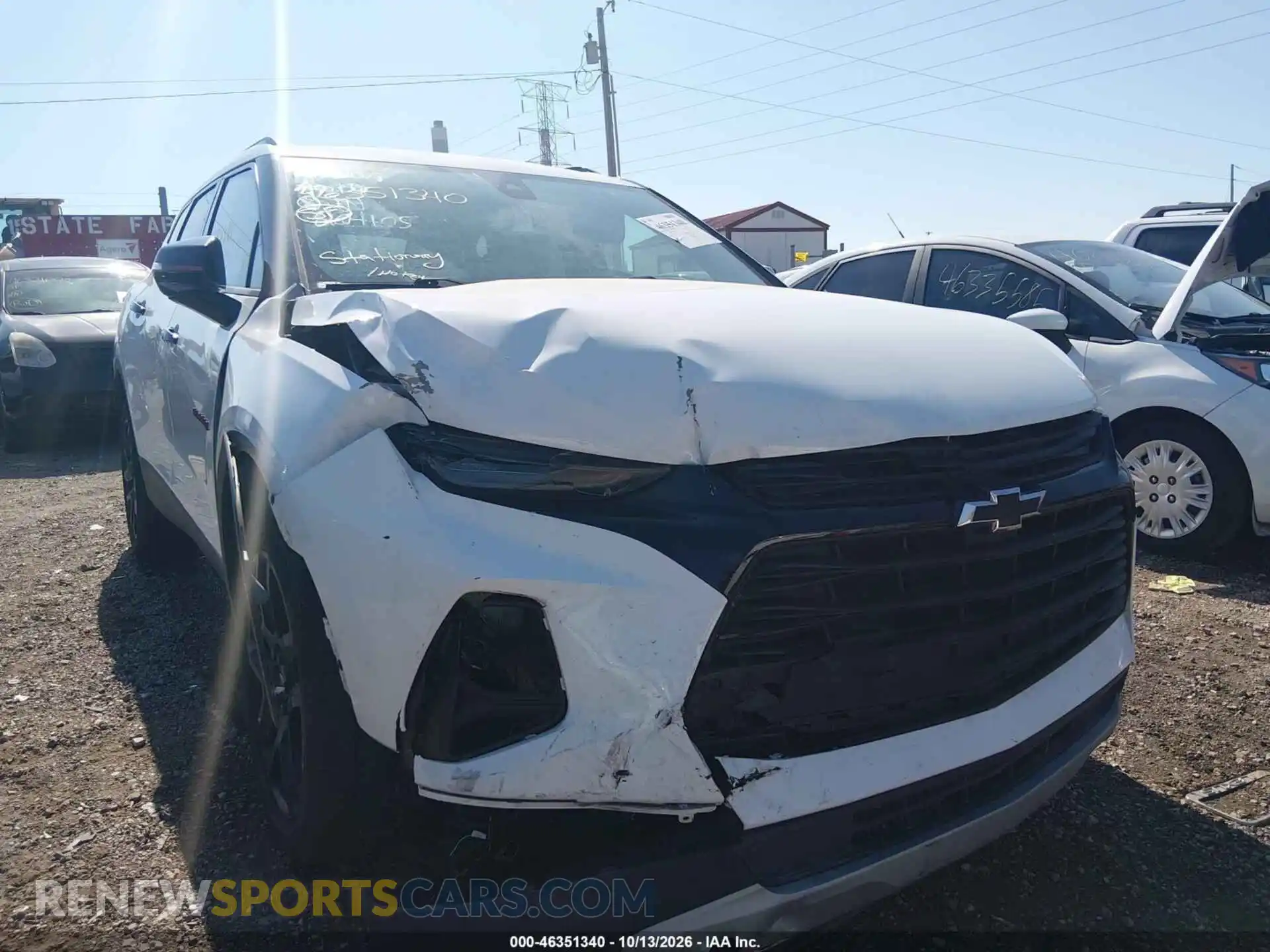 1 Photograph of a damaged car 3GNKBHR44NS204105 CHEVROLET BLAZER 2022