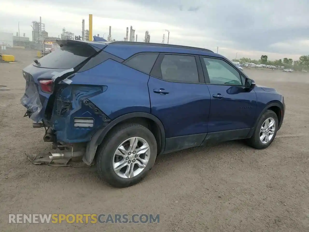 3 fotografías del automóvil dañado 3GNKBHR49NS129188 CHEVROLET BLAZER 2022