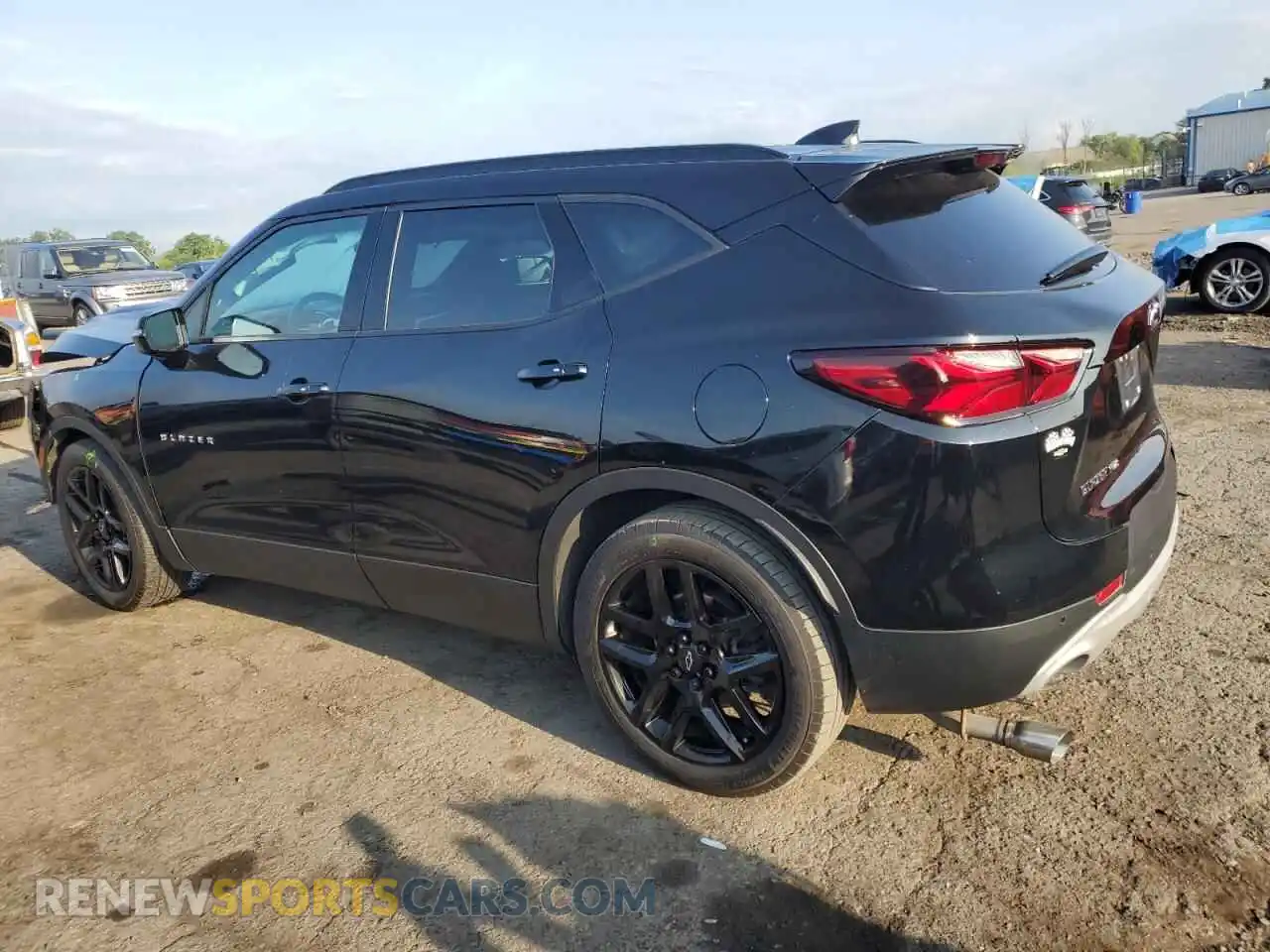 2 Photograph of a damaged car 3GNKBJRS2NS224570 CHEVROLET BLAZER 2022