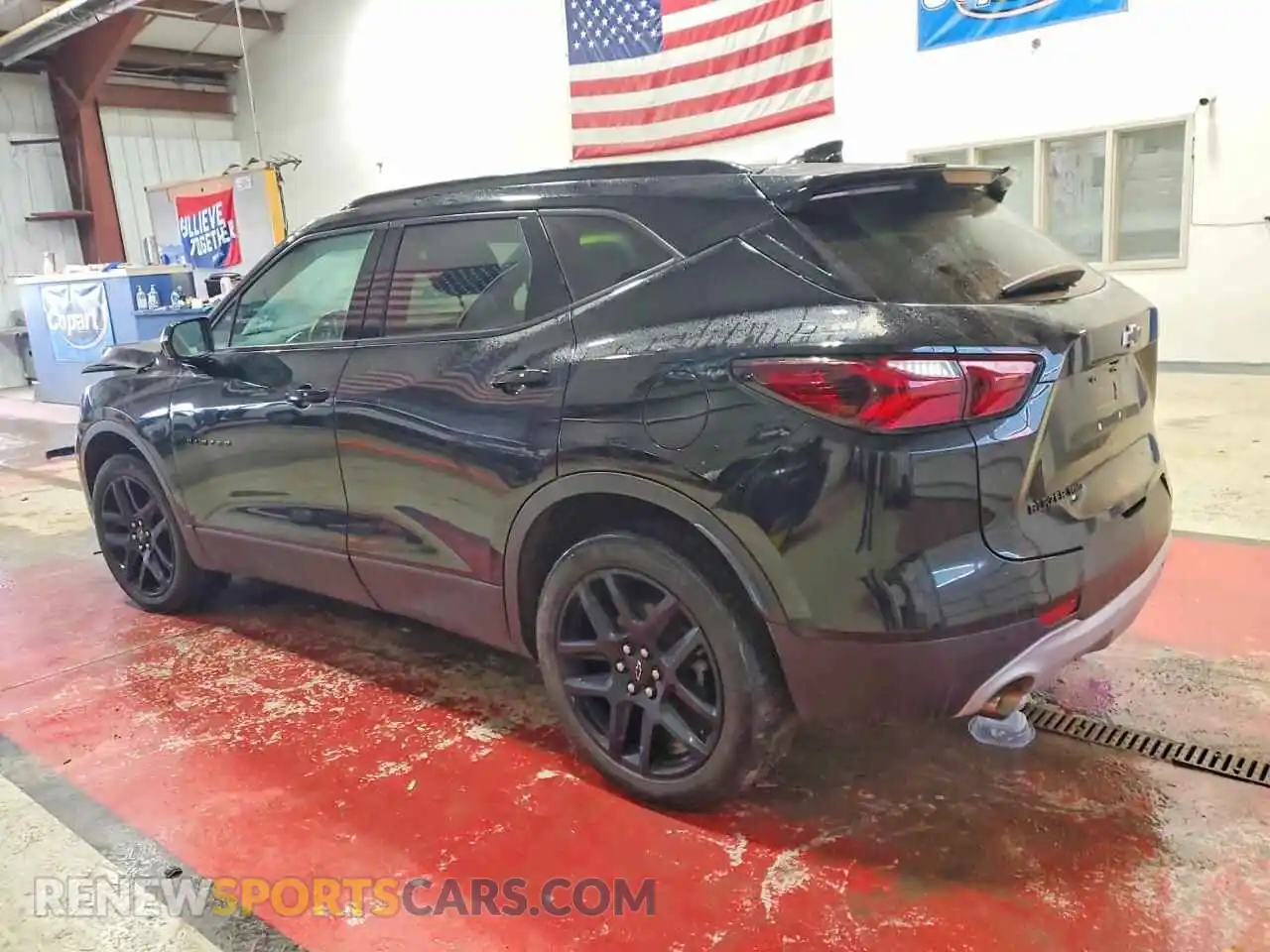 2 Photograph of a damaged car 3GNKBJRS7NS231479 CHEVROLET BLAZER 2022