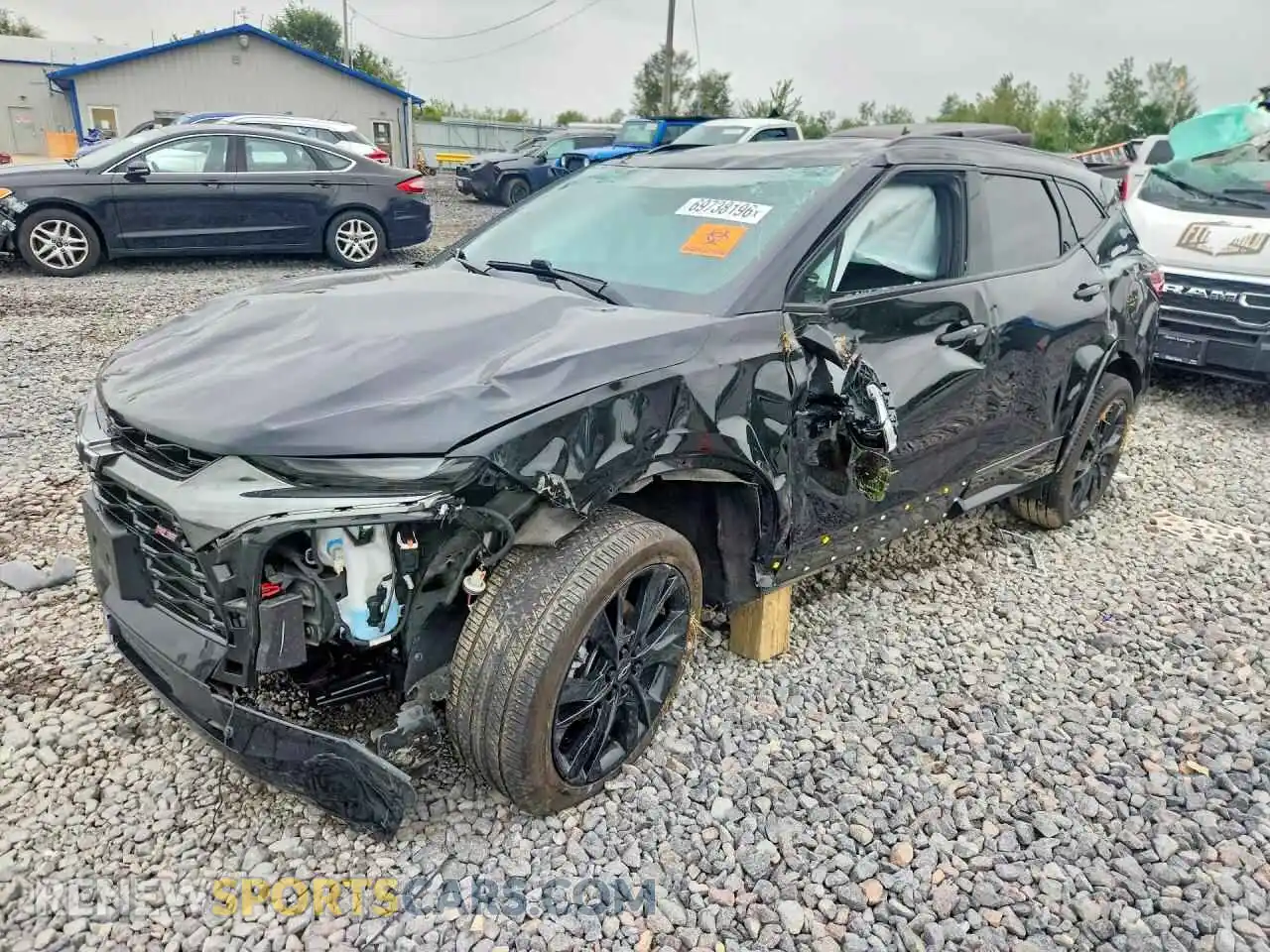 1 fotografías del automóvil dañado 3GNKBKRS0NS129057 CHEVROLET BLAZER 2022