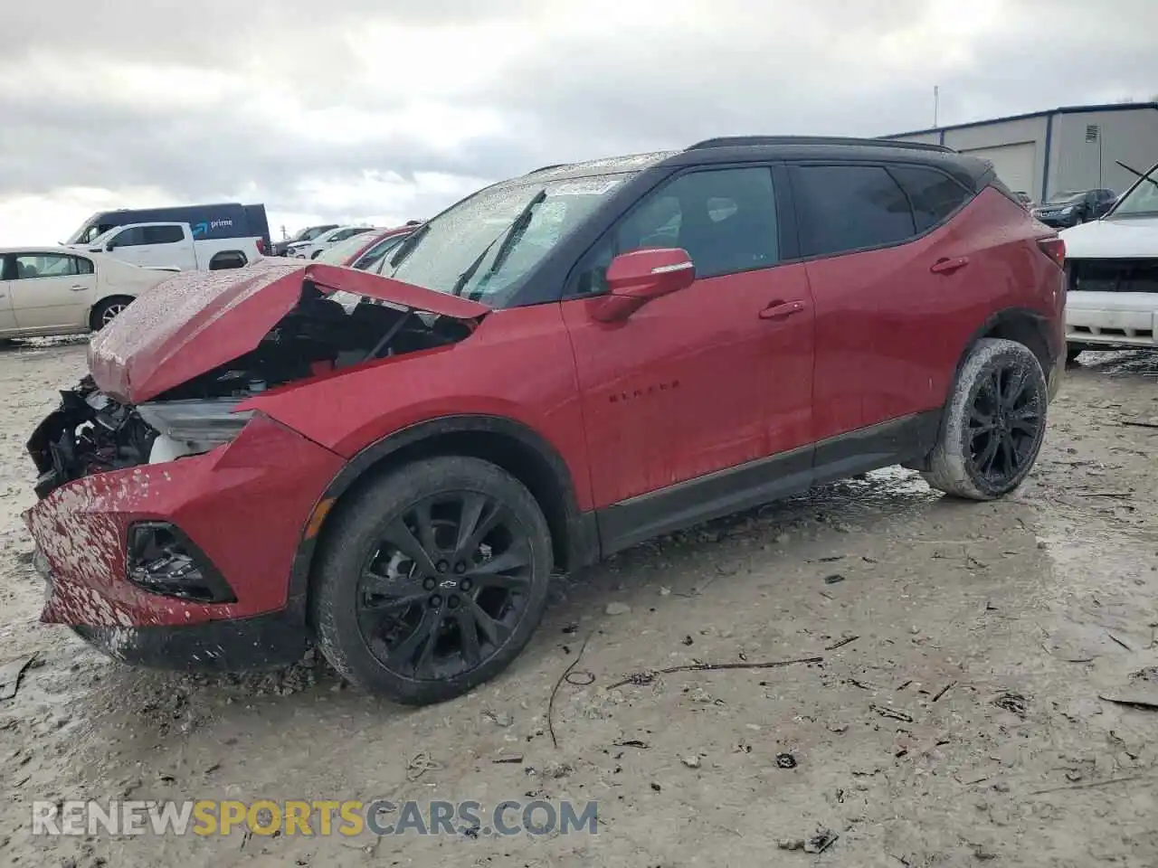 1 Photograph of a damaged car 3GNKBKRS3NS140523 CHEVROLET BLAZER 2022