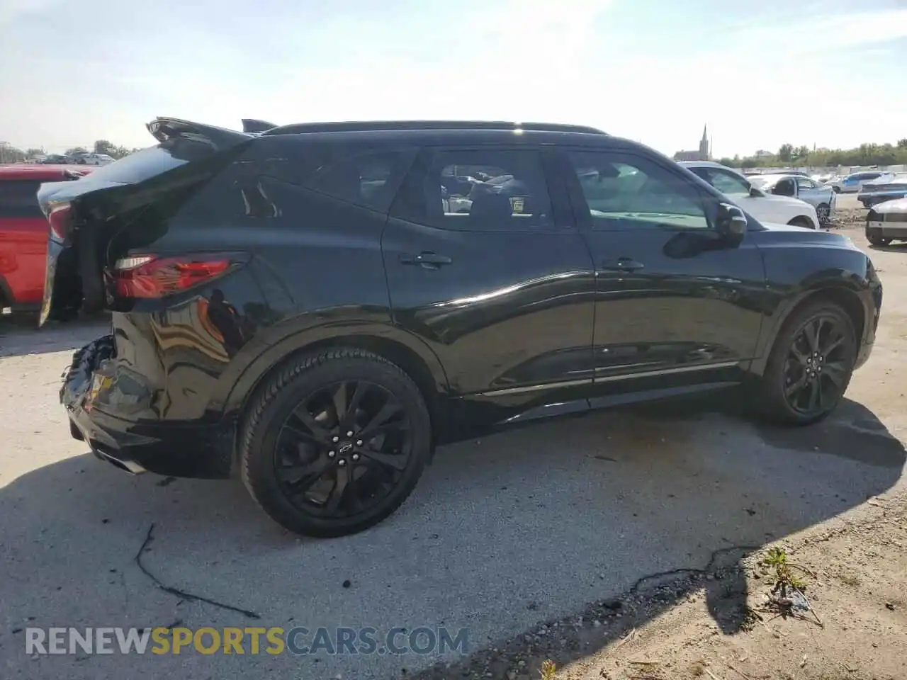 3 Photograph of a damaged car 3GNKBKRS7NS144087 CHEVROLET BLAZER 2022