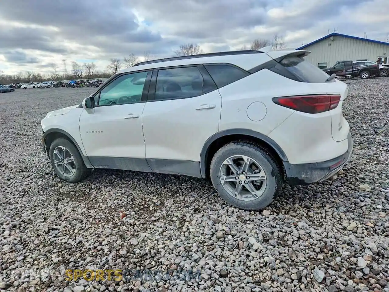 2 Photograph of a damaged car 3GNKBCR41PS184773 CHEVROLET BLAZER 2023